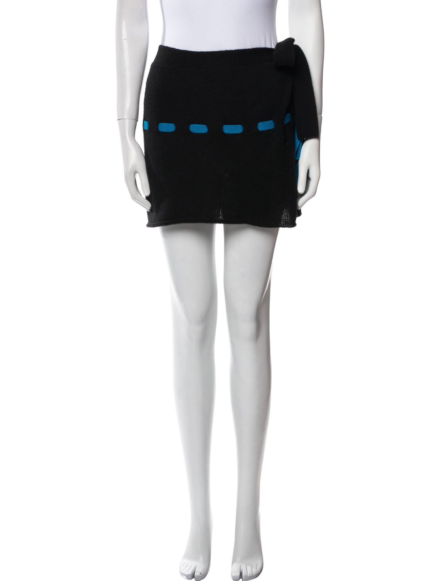 The Elder Statesman Cashmere Mini Skirt
