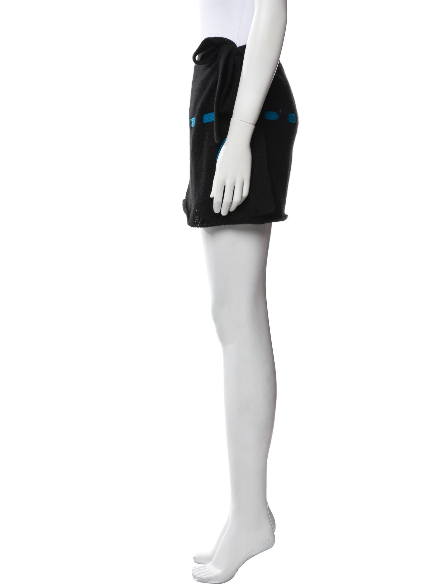 The Elder Statesman Cashmere Mini Skirt