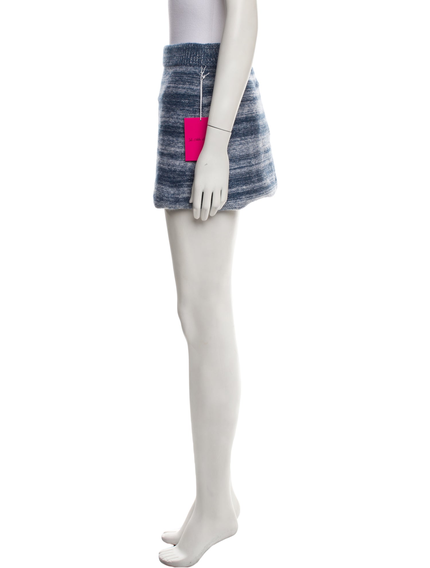 The Elder Statesman Cashmere Mini Skirt