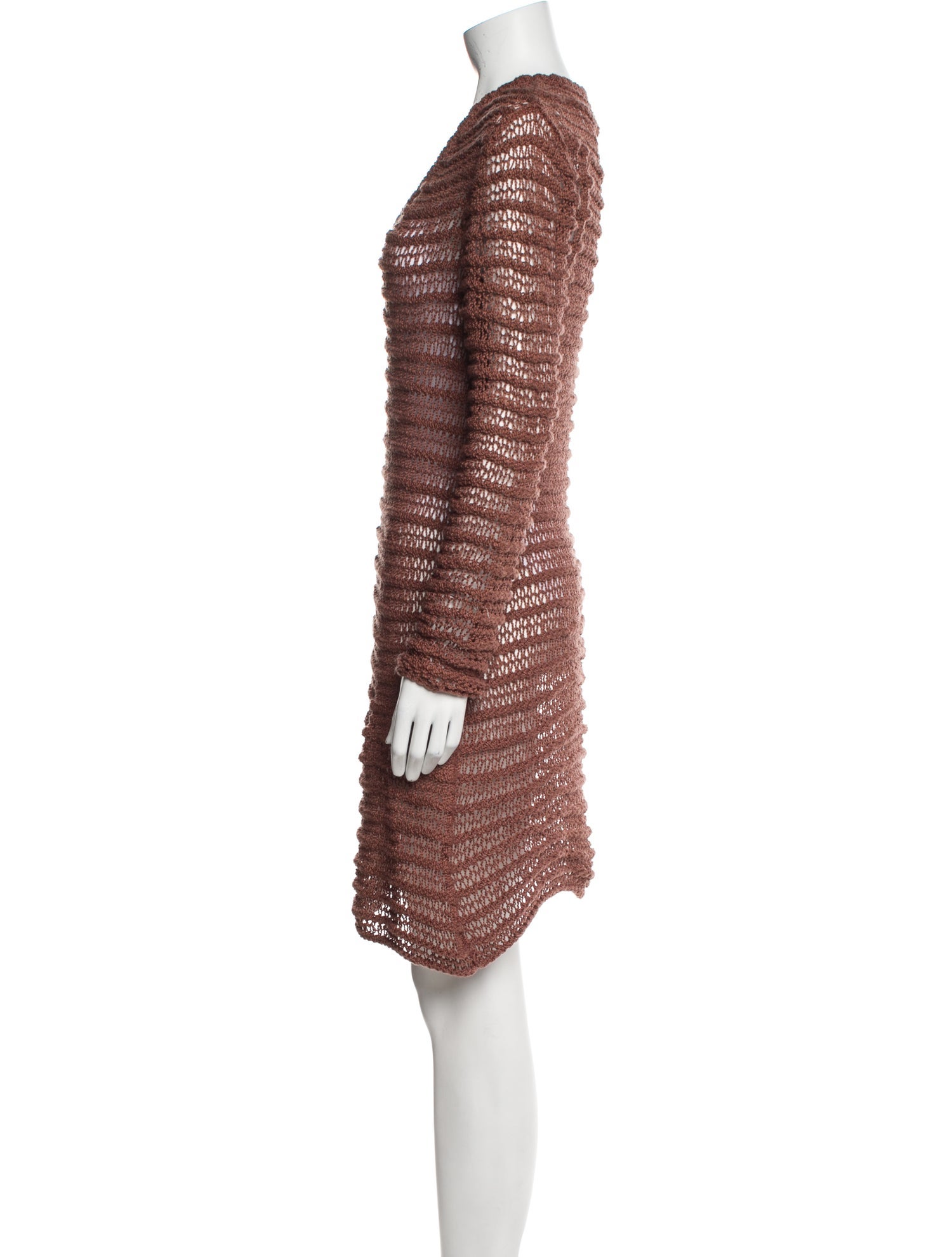 The Elder Statesman V-Neck Mini Dress