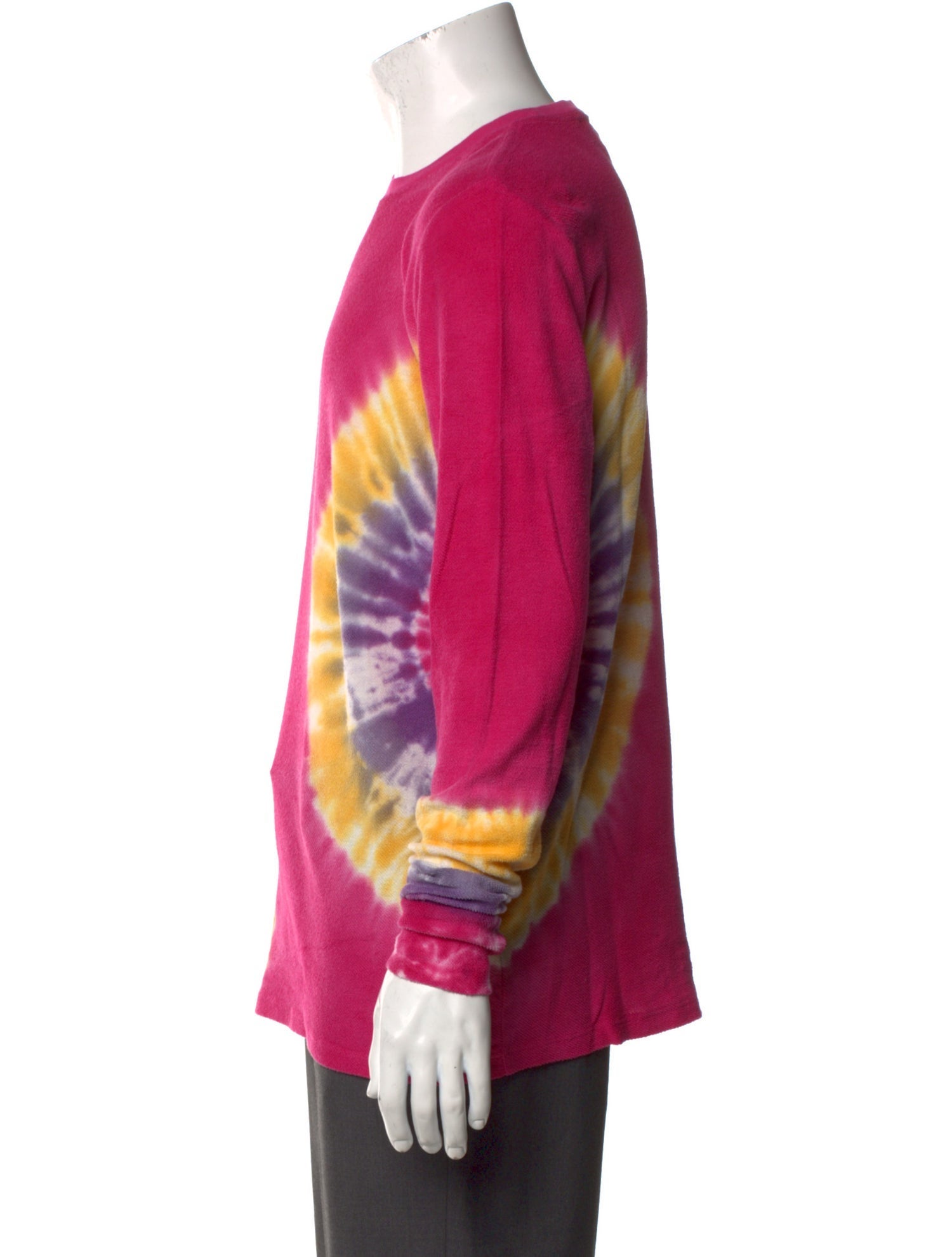 The Elder Statesman Tie-Dye Print Crew Neck Pullover