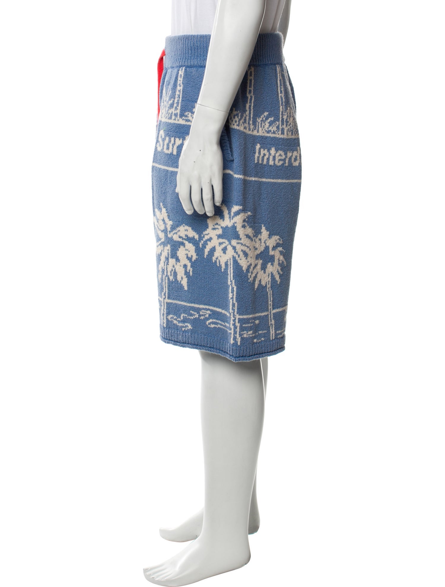 The Elder Statesman Graphic Print Jogger Shorts