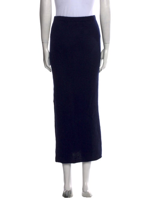 The Elder Statesman Cashmere Midi Length Skirt