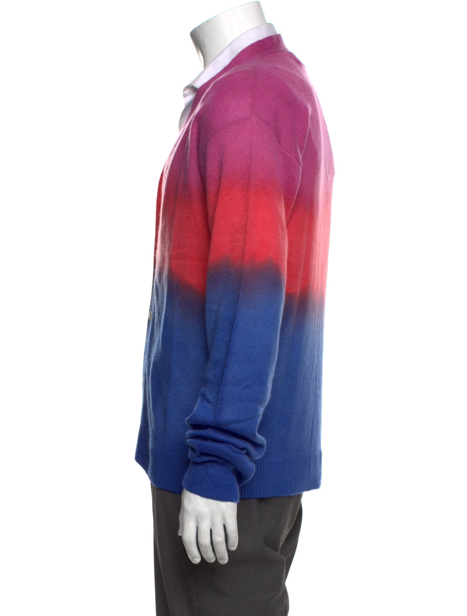 The Elder Statesman Cashmere Printed Cardigan w/ Tags