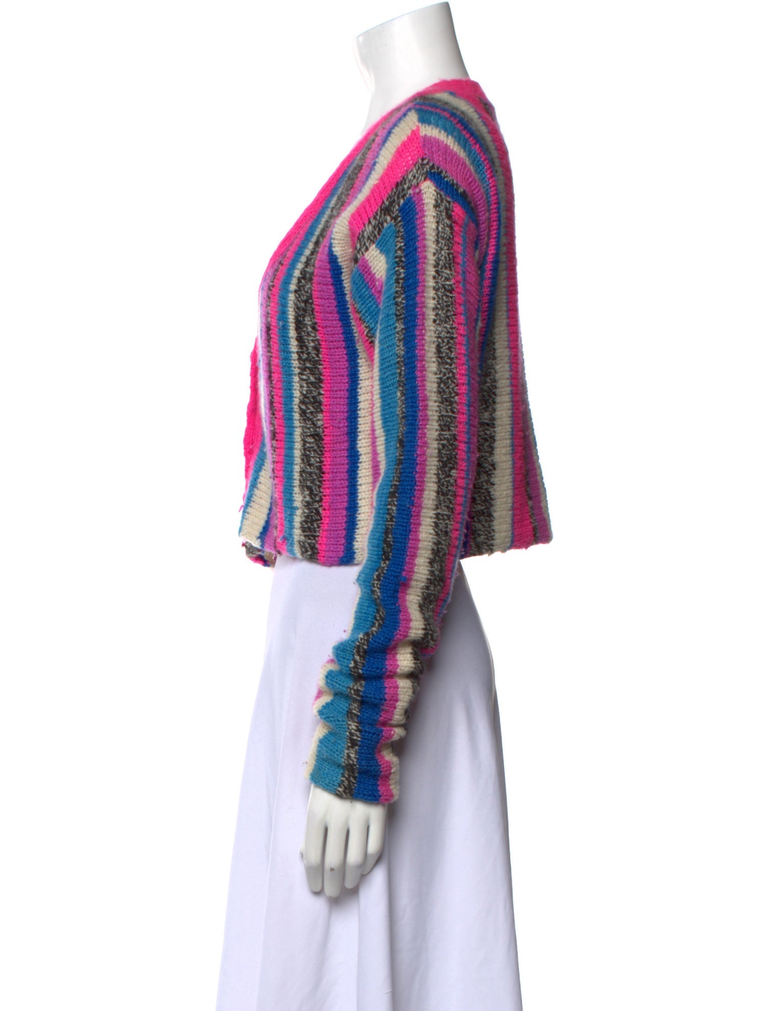 The Elder Statesman Cashmere Striped Sweater