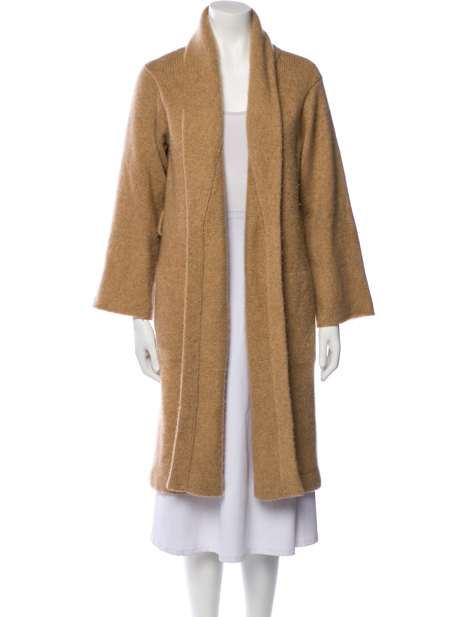 The Elder Statesman Cashmere Open Front Sweater