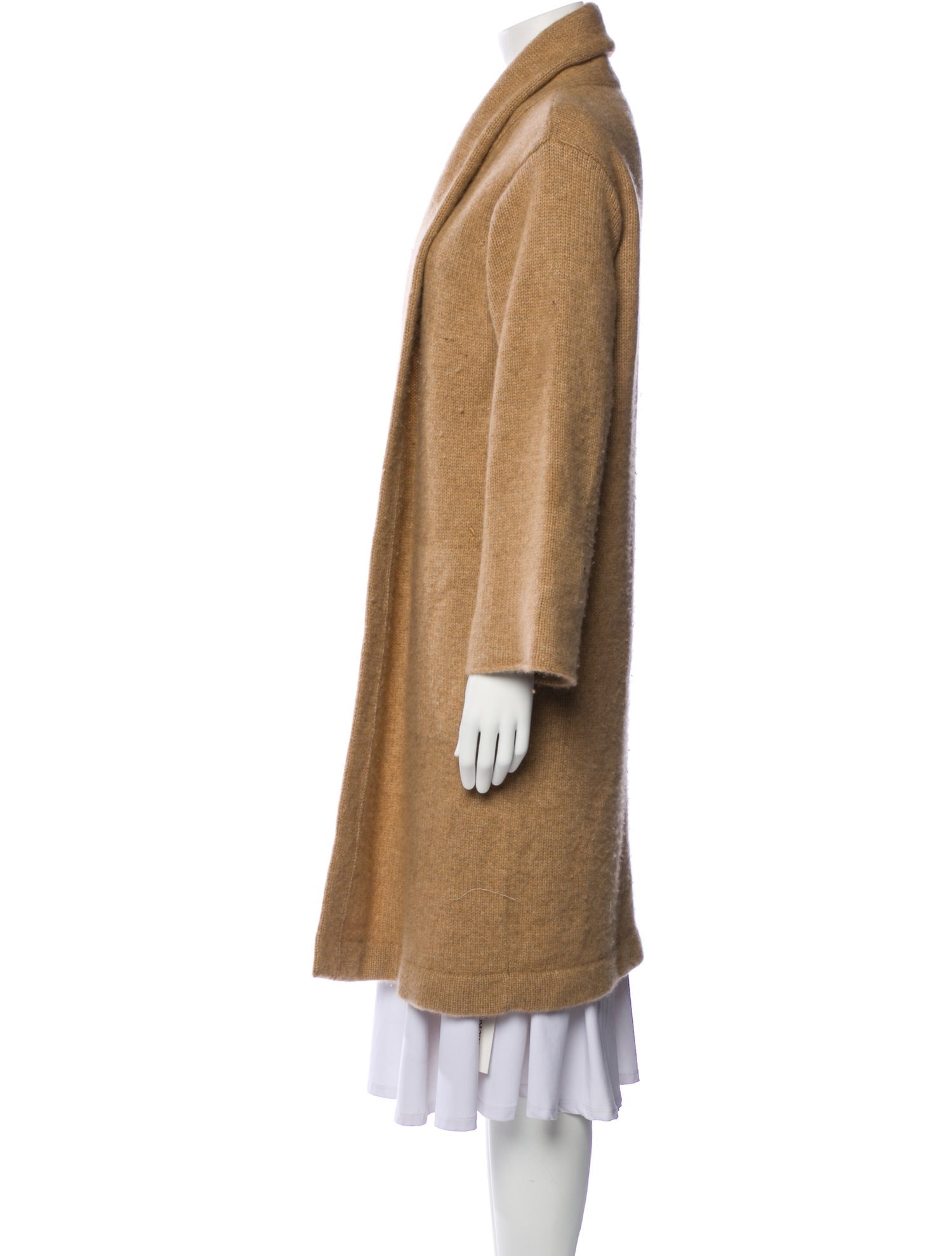 The Elder Statesman Cashmere Open Front Sweater