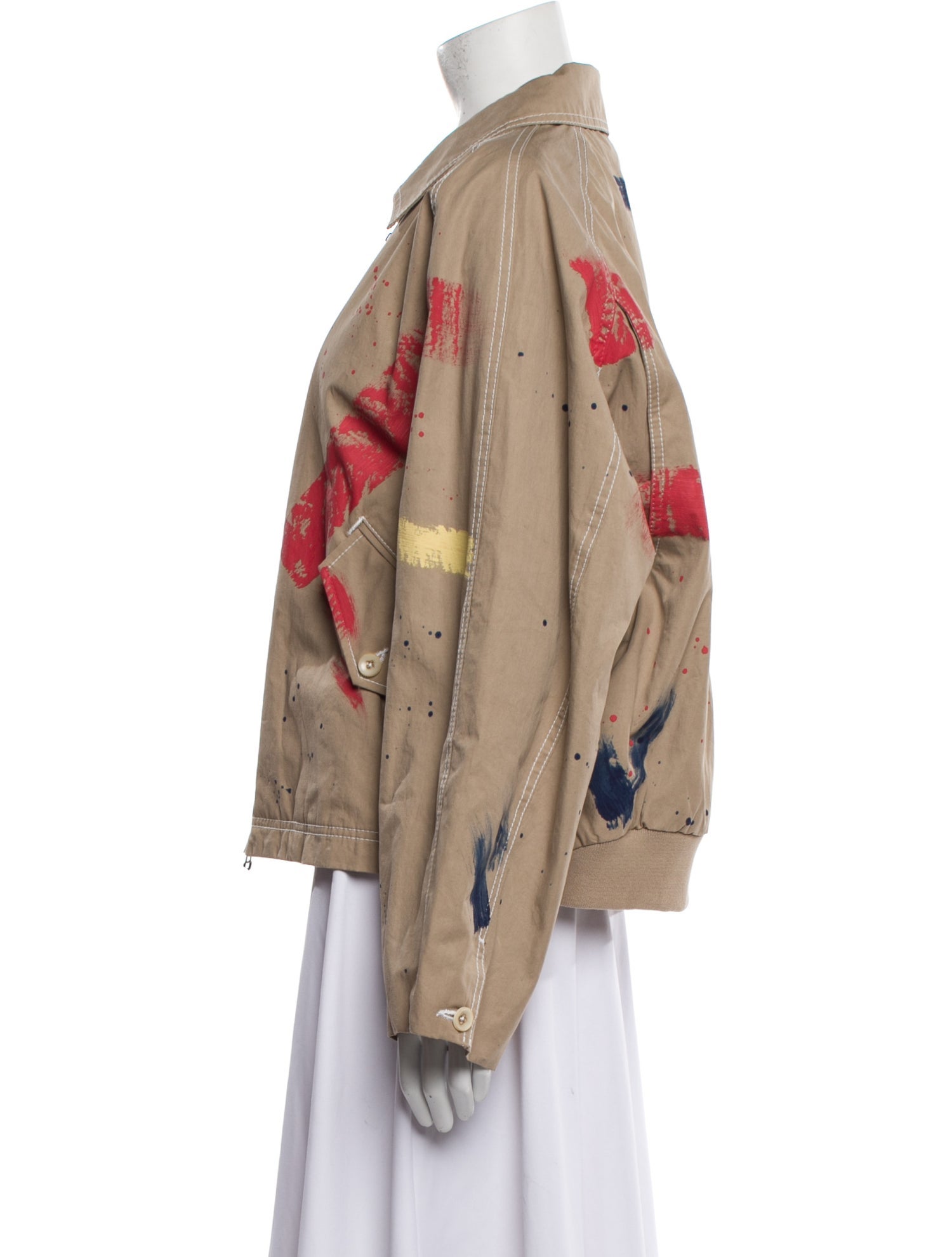 The Elder Statesman Printed Utility Jacket