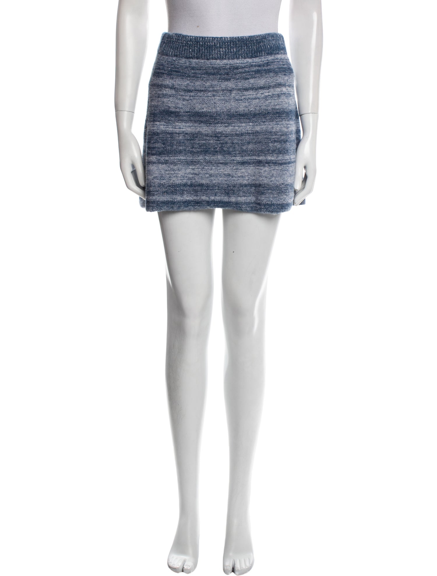 The Elder Statesman Cashmere Mini Skirt