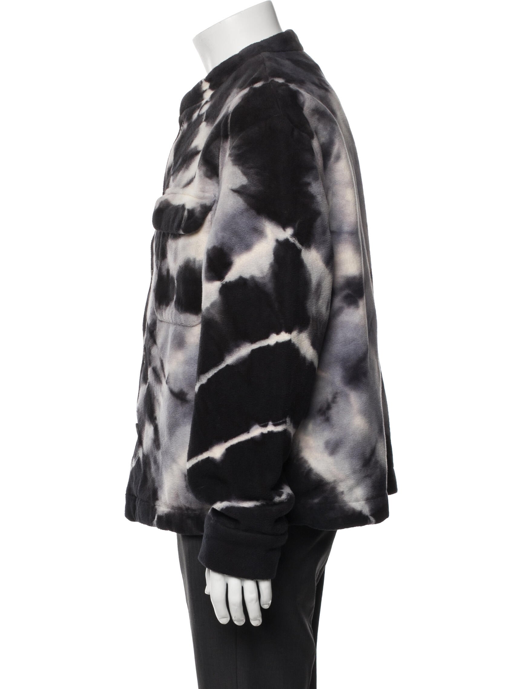 The Elder Statesman Tie-Dye Print Moto Jacket w/ Tags