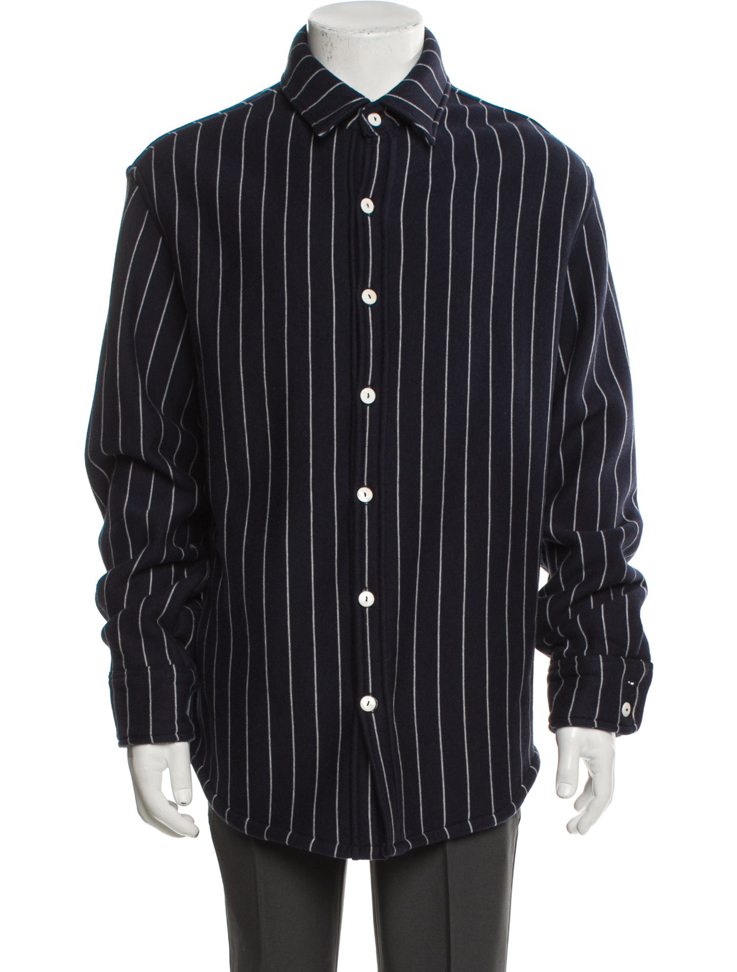 The Elder Statesman Striped Windbreaker