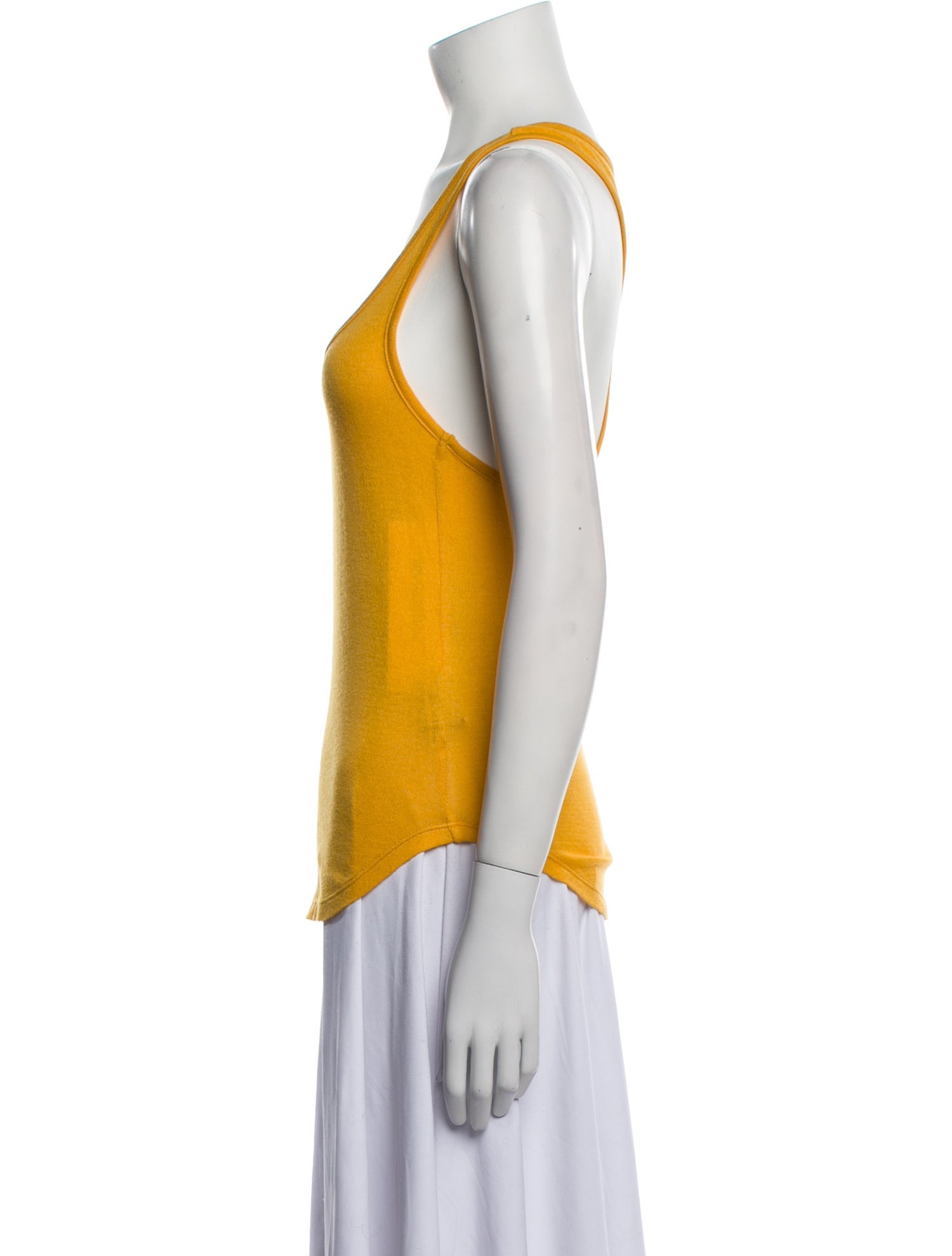 The Elder Statesman Cashmere Scoop Neck Top