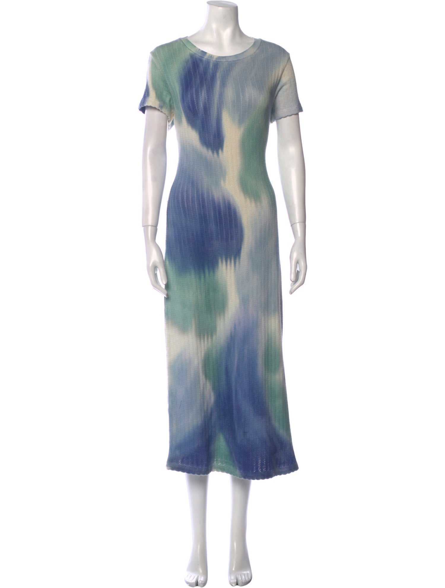 The Elder Statesman Tie-Dye Print Long Dress