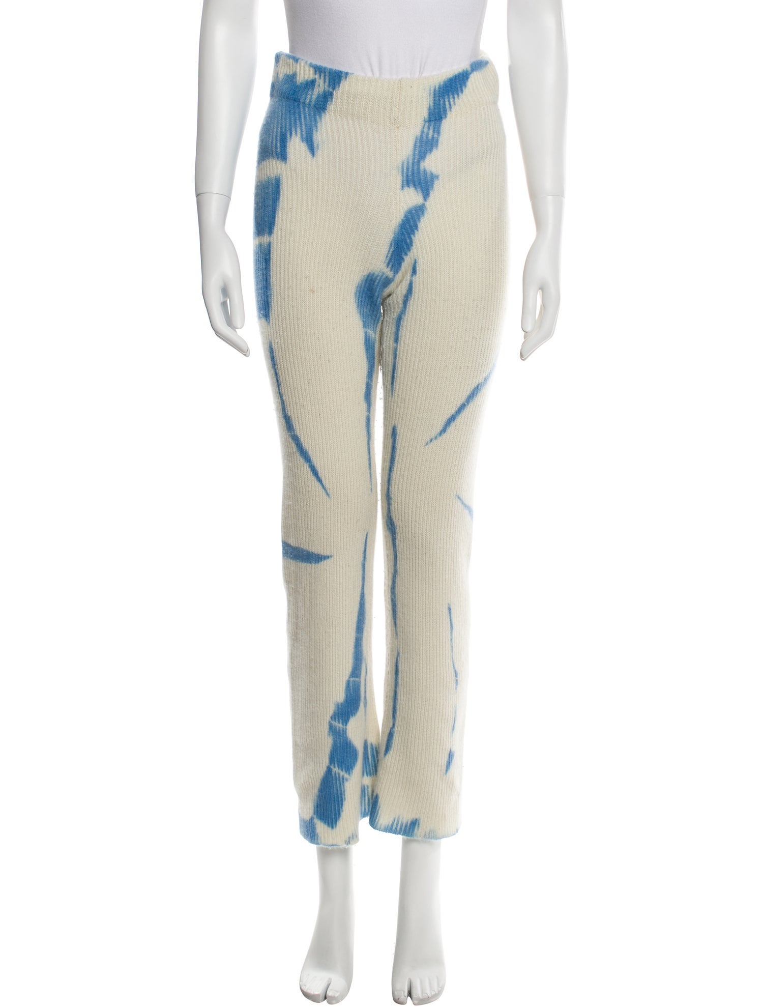 The Elder Statesman Cashmere Tie-Dye Print Sweatpants