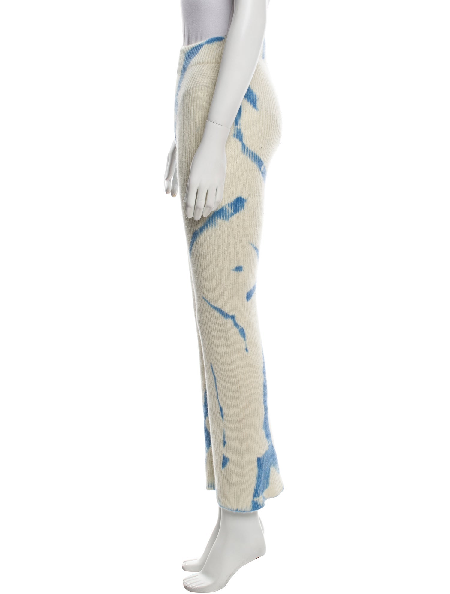 The Elder Statesman Cashmere Tie-Dye Print Sweatpants