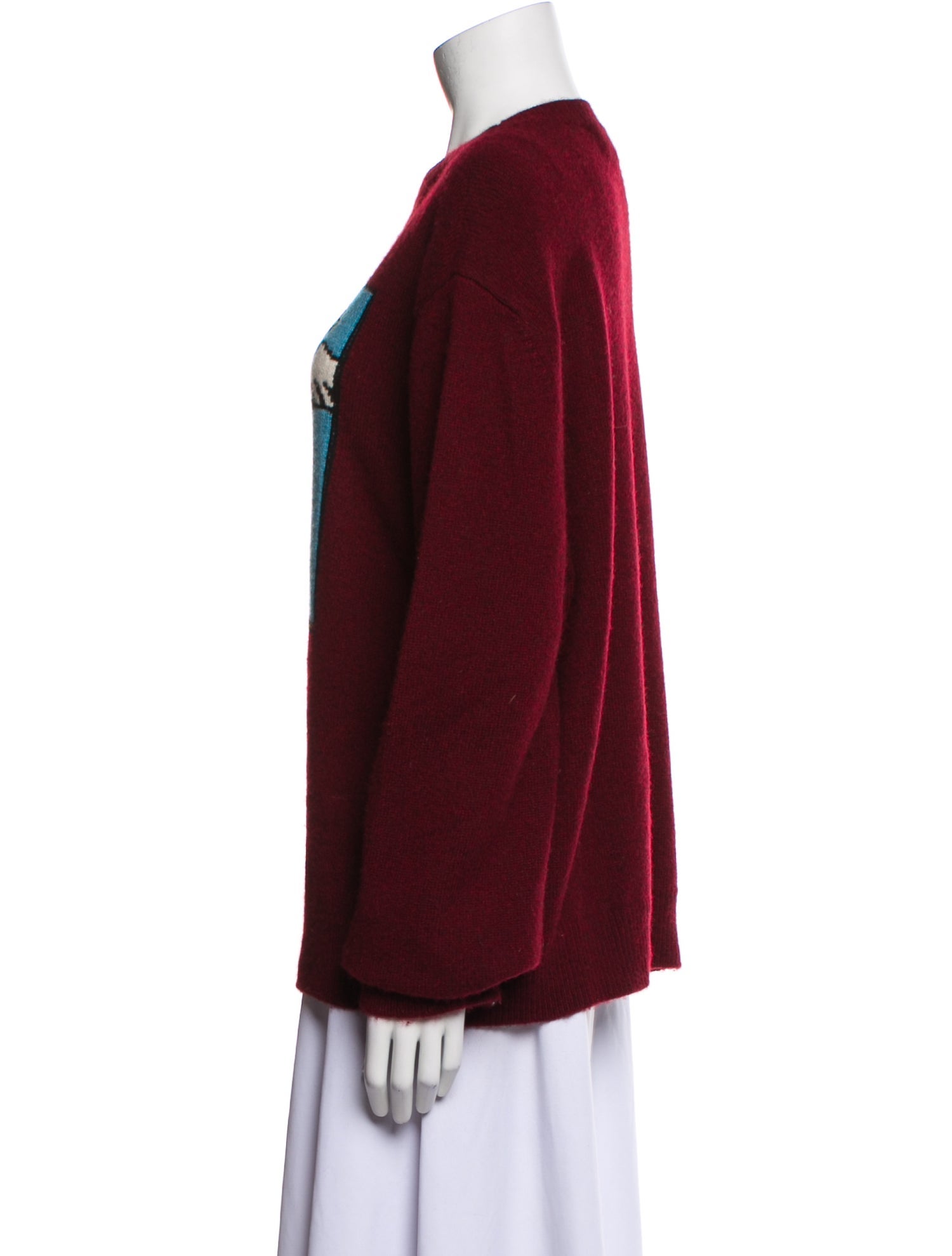 The Elder Statesman Cashmere Graphic Print Sweater