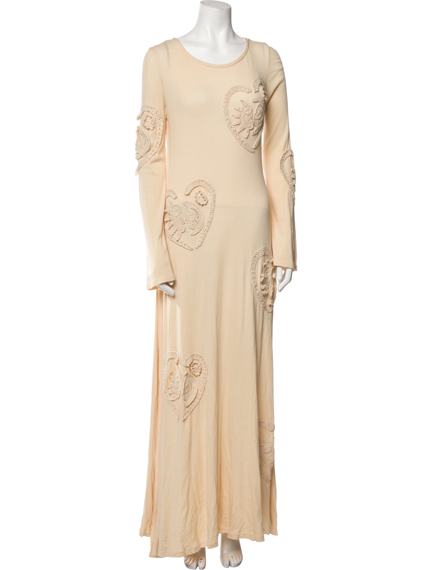 The Elder Statesman Scoop Neck Long Dress