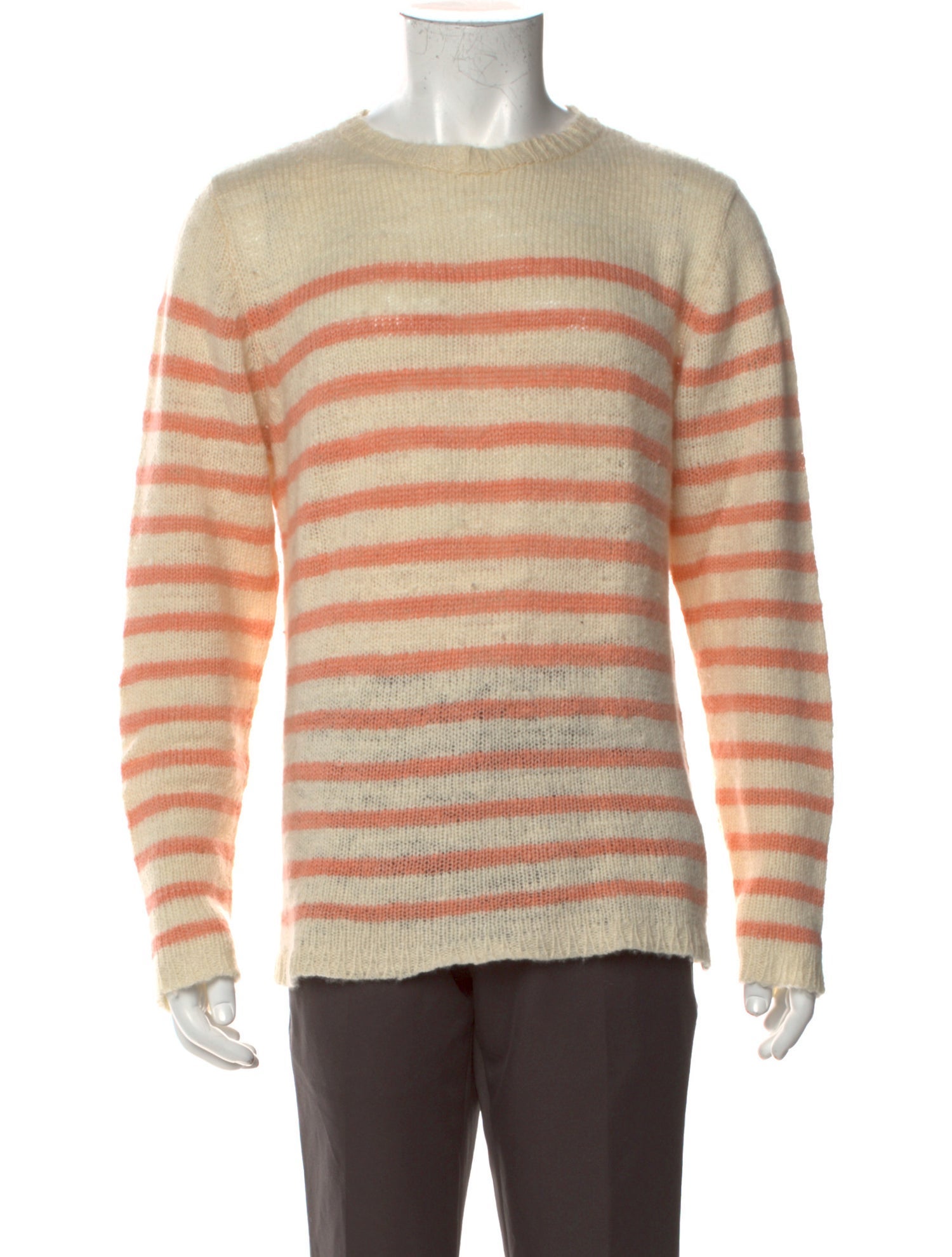 The Elder Statesman Cashmere Striped Pullover