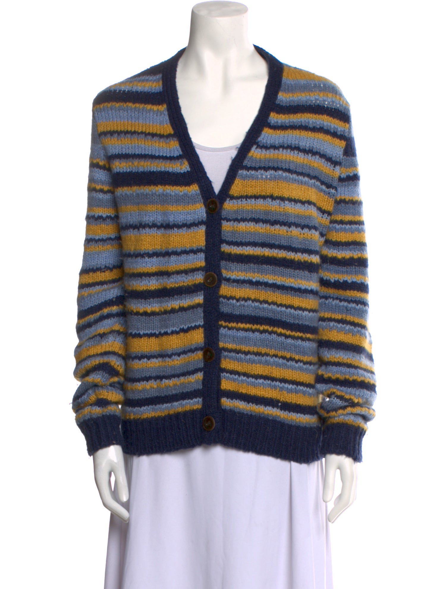 The Elder Statesman Cashmere Striped Sweater
