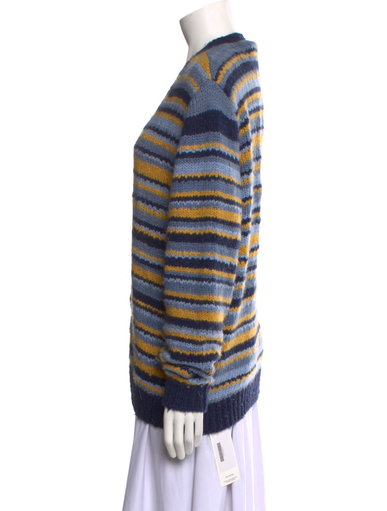 The Elder Statesman Cashmere Striped Sweater