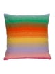 The Elder Statesman Ombre Stripe Cashmere Throw Pillow