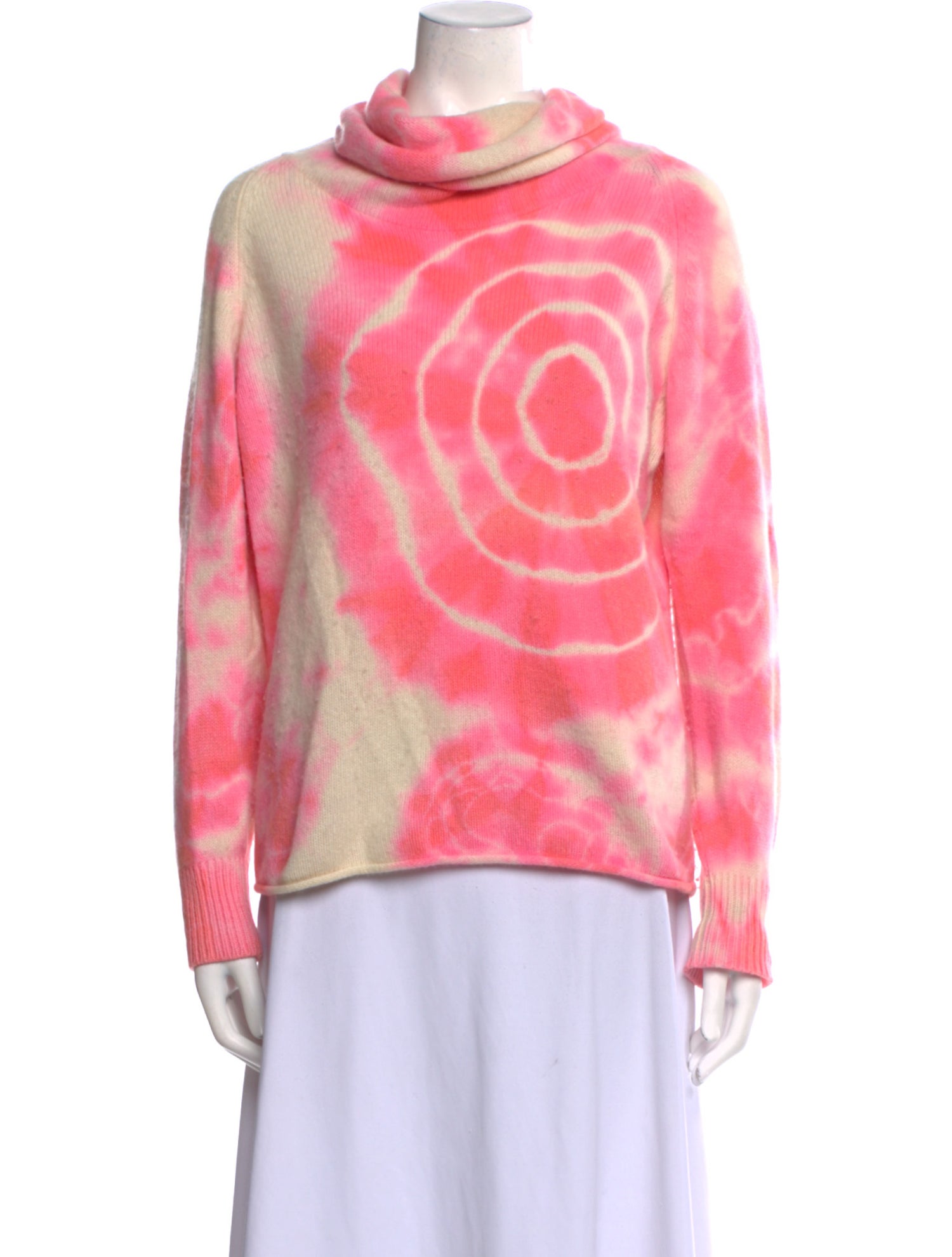 The Elder Statesman Cashmere Tie-Dye Print Sweater