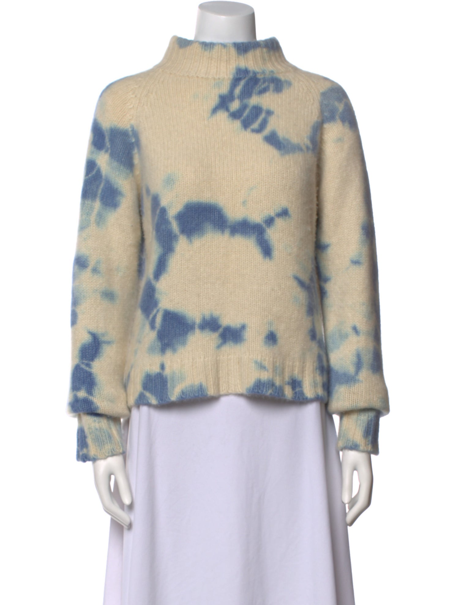 The Elder Statesman Cashmere Printed Sweater