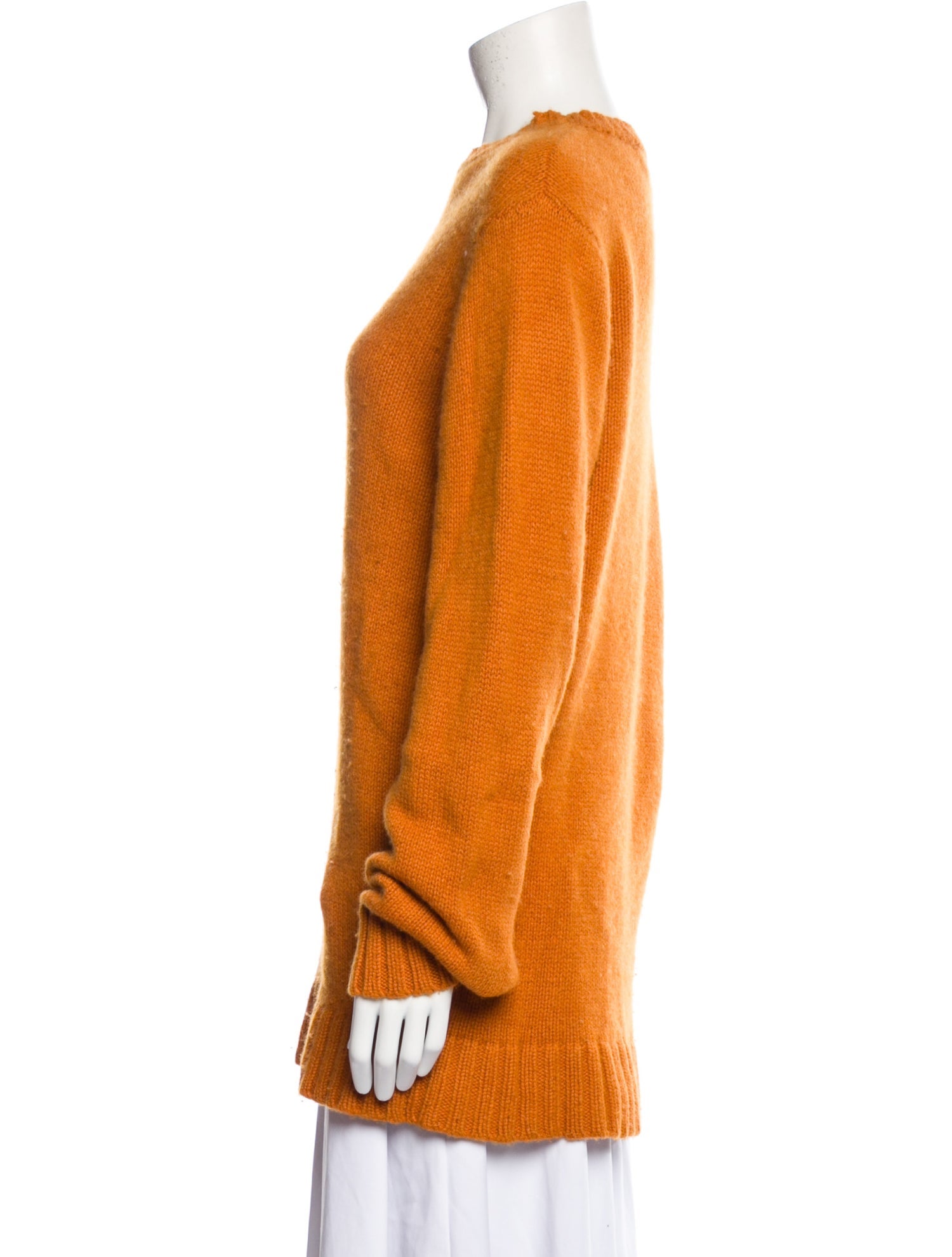 The Elder Statesman Cashmere Bateau Neckline Sweater