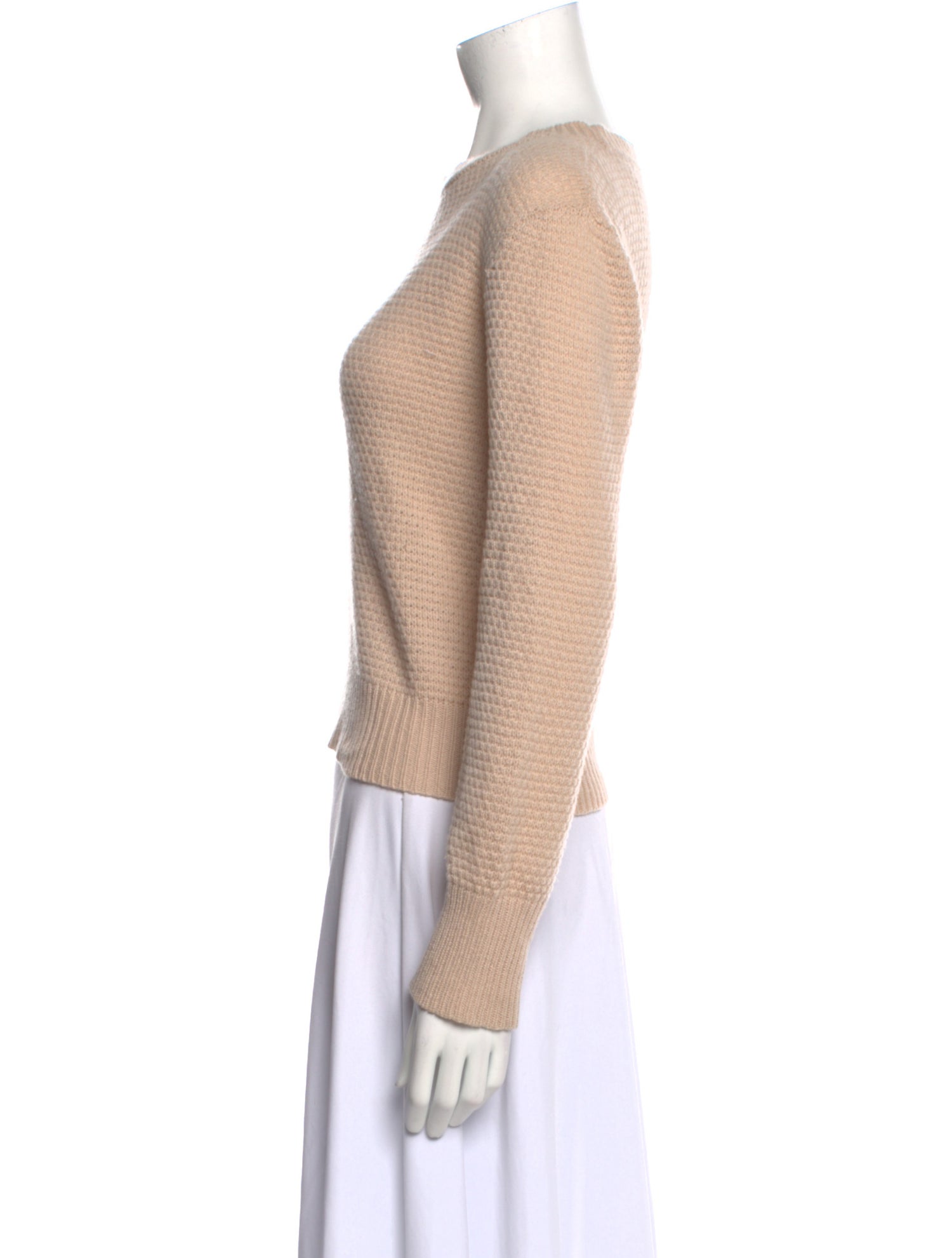 The Elder Statesman Cashmere Bateau Neckline Sweater