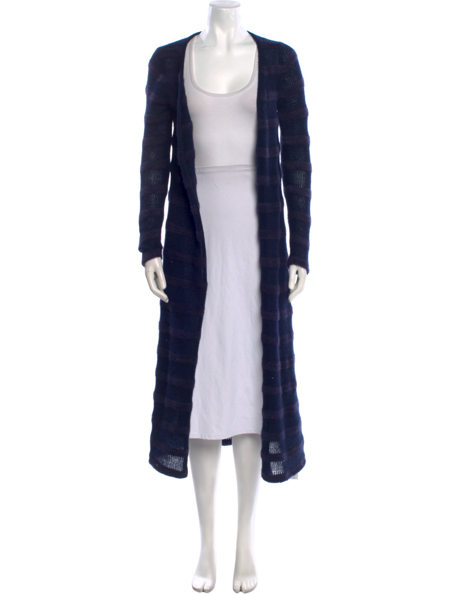 The Elder Statesman Cashmere Open Front Sweater