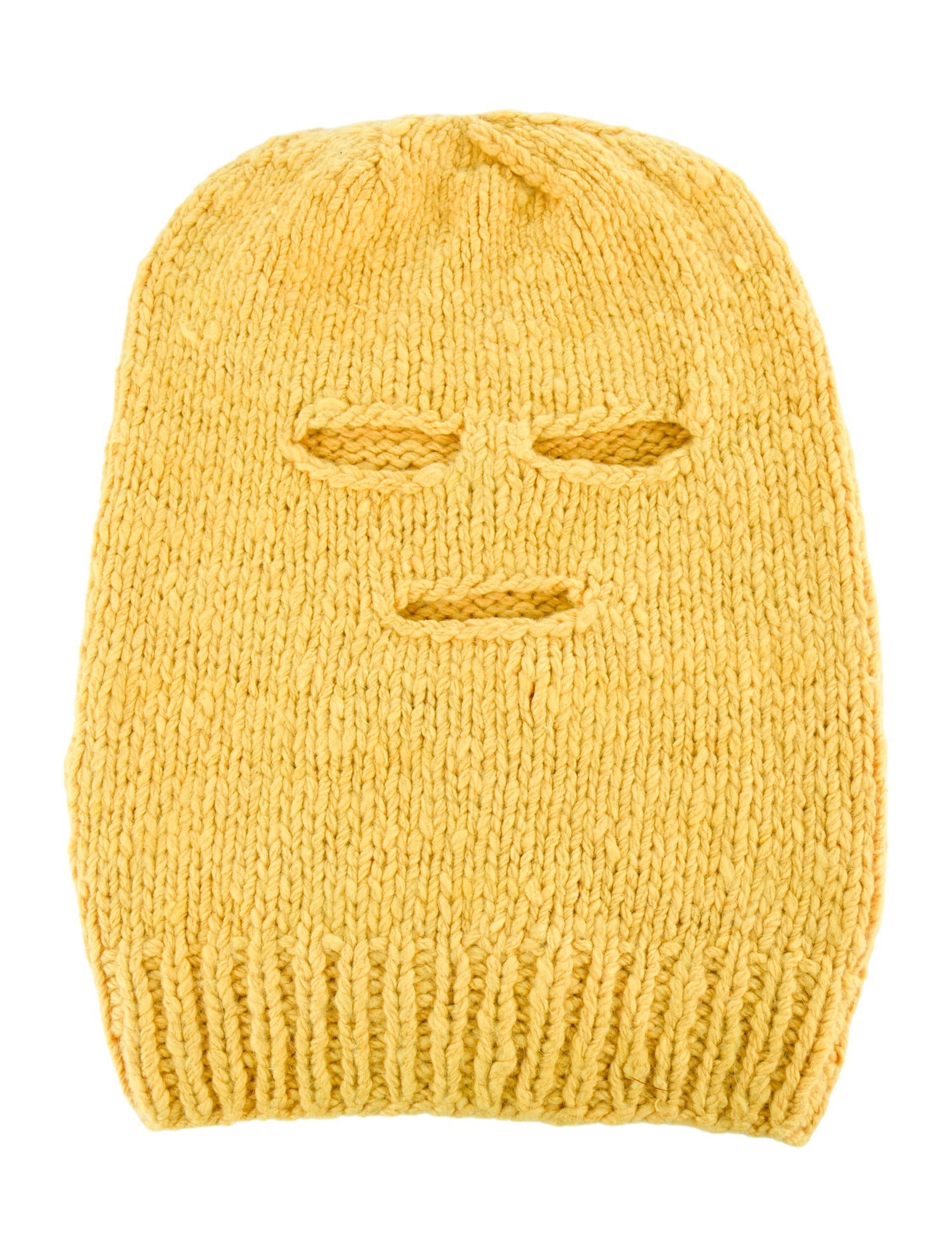 The Elder Statesman Yellow Balaclava