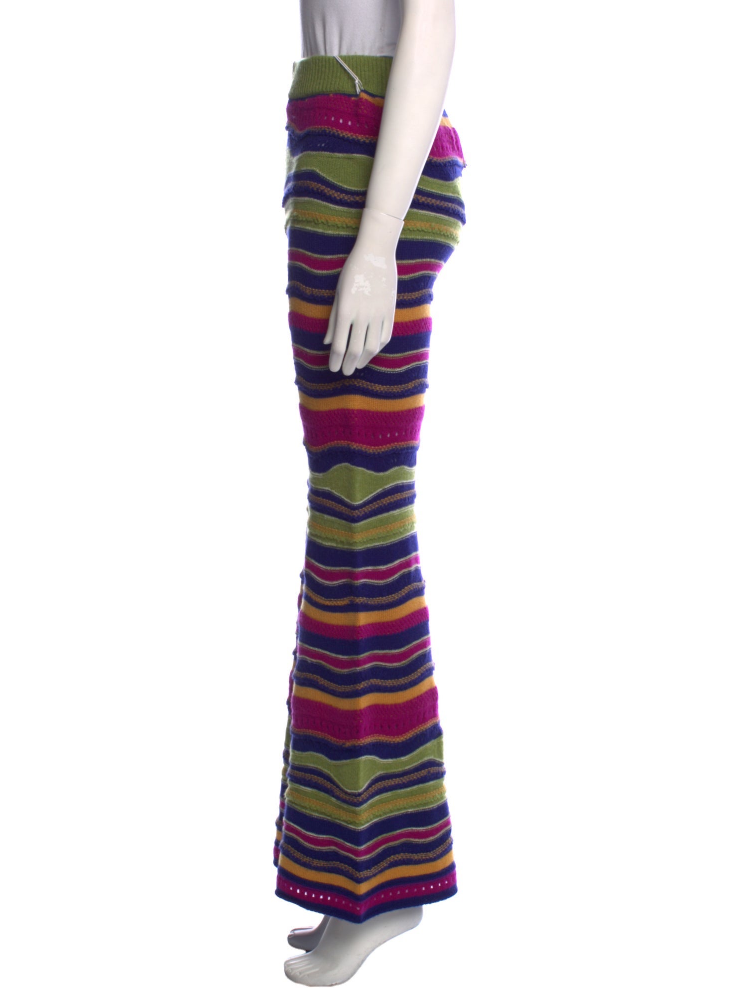 The Elder Statesman Cashmere Wide Leg Pants