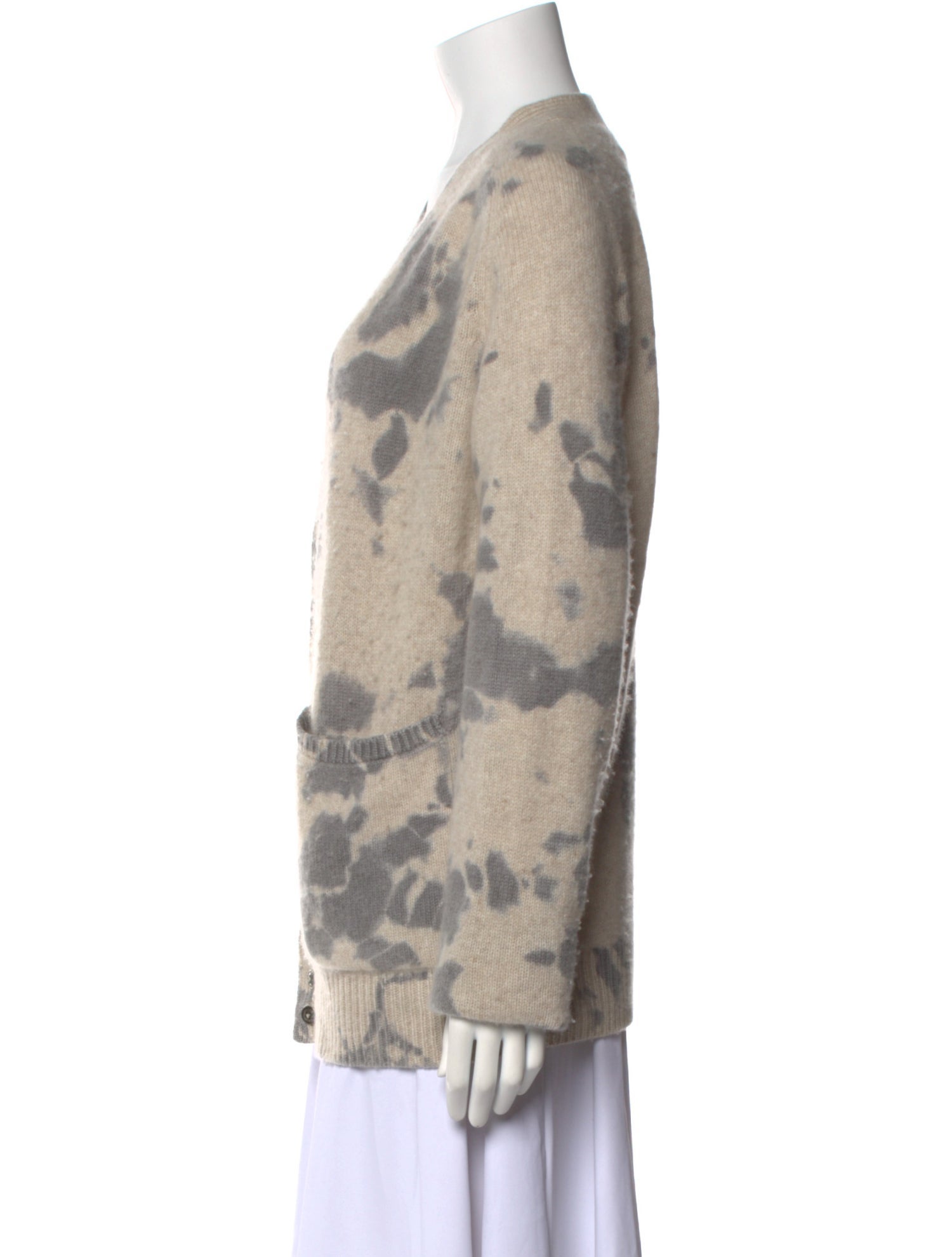 The Elder Statesman Cashmere Printed Sweater