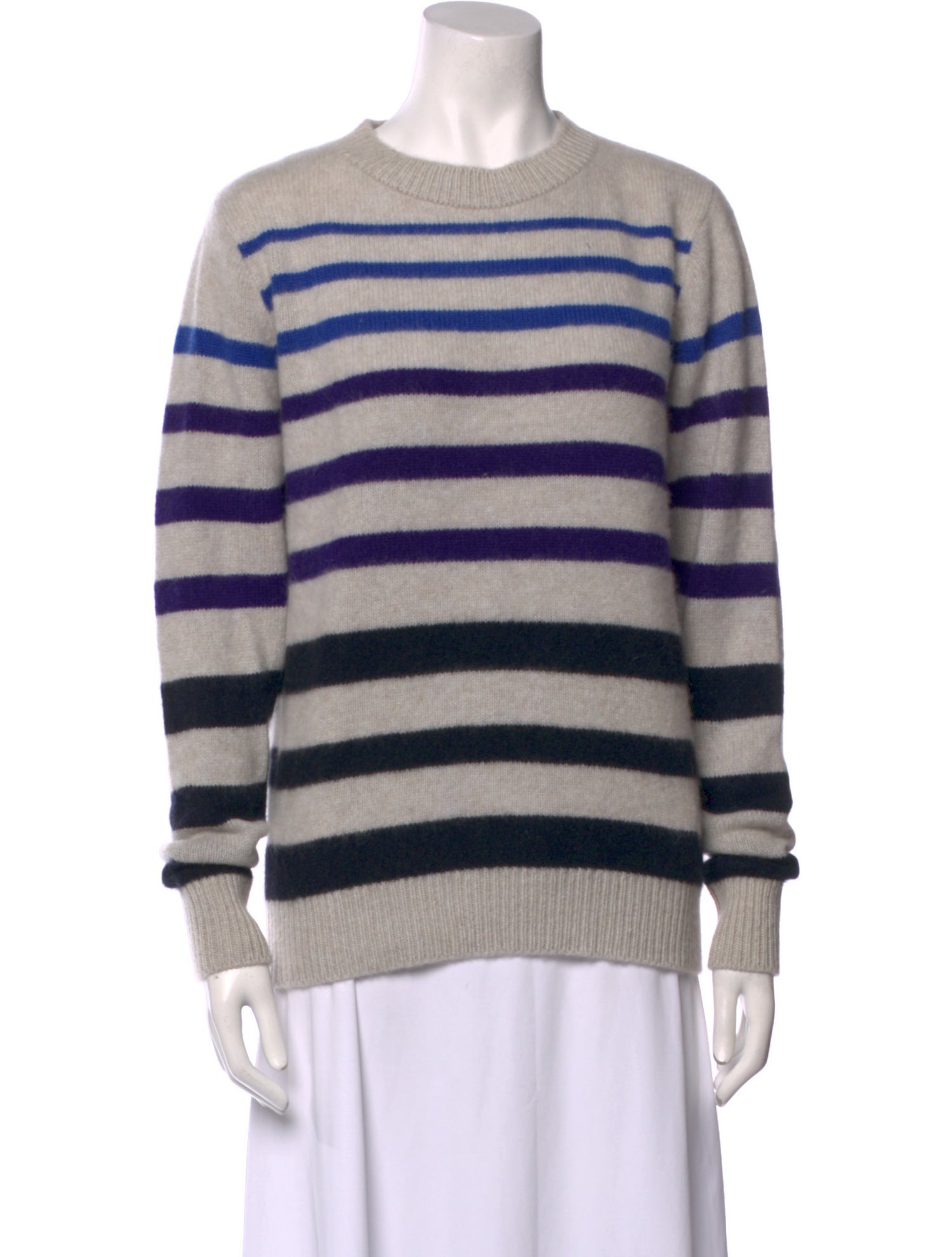 The Elder Statesman Cashmere Striped Sweater