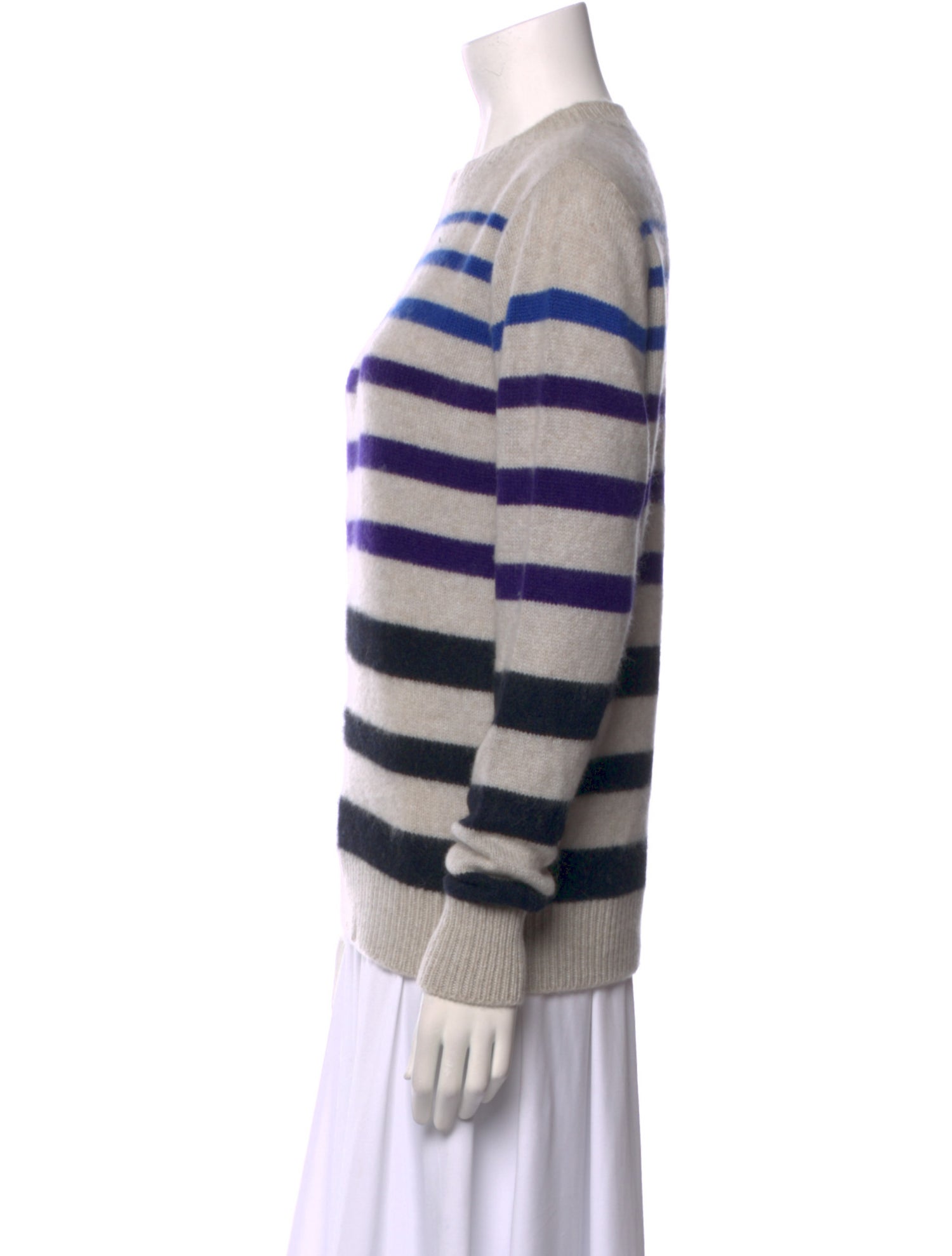The Elder Statesman Cashmere Striped Sweater