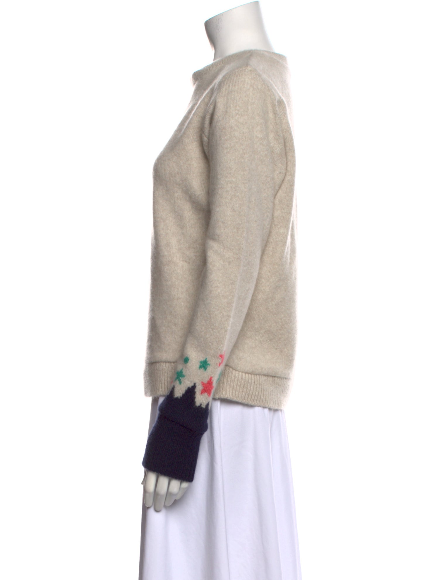 The Elder Statesman Cashmere Crew Neck Sweater