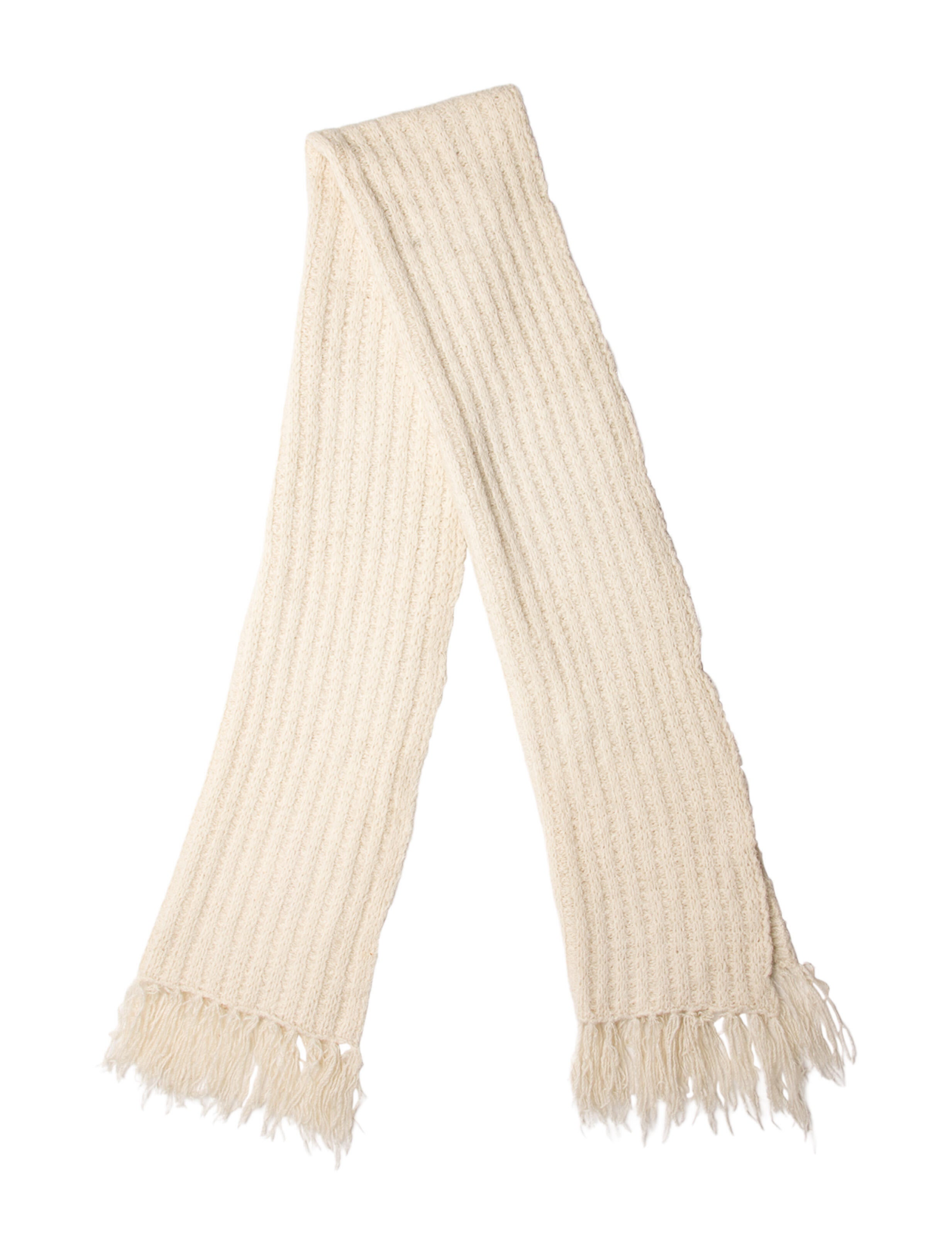 The Elder Statesman Cashmere Striped Scarf