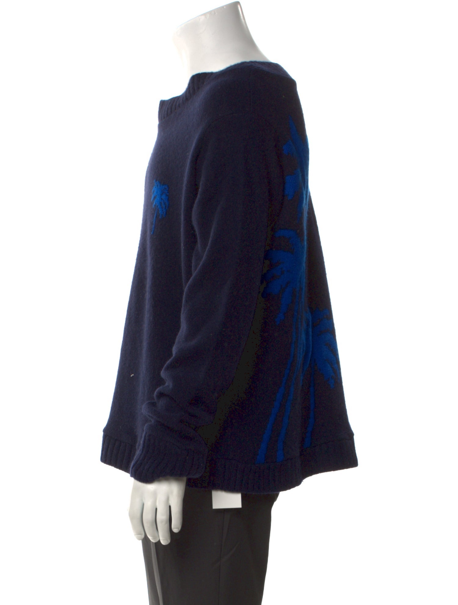 The Elder Statesman Cashmere Graphic Print Pullover