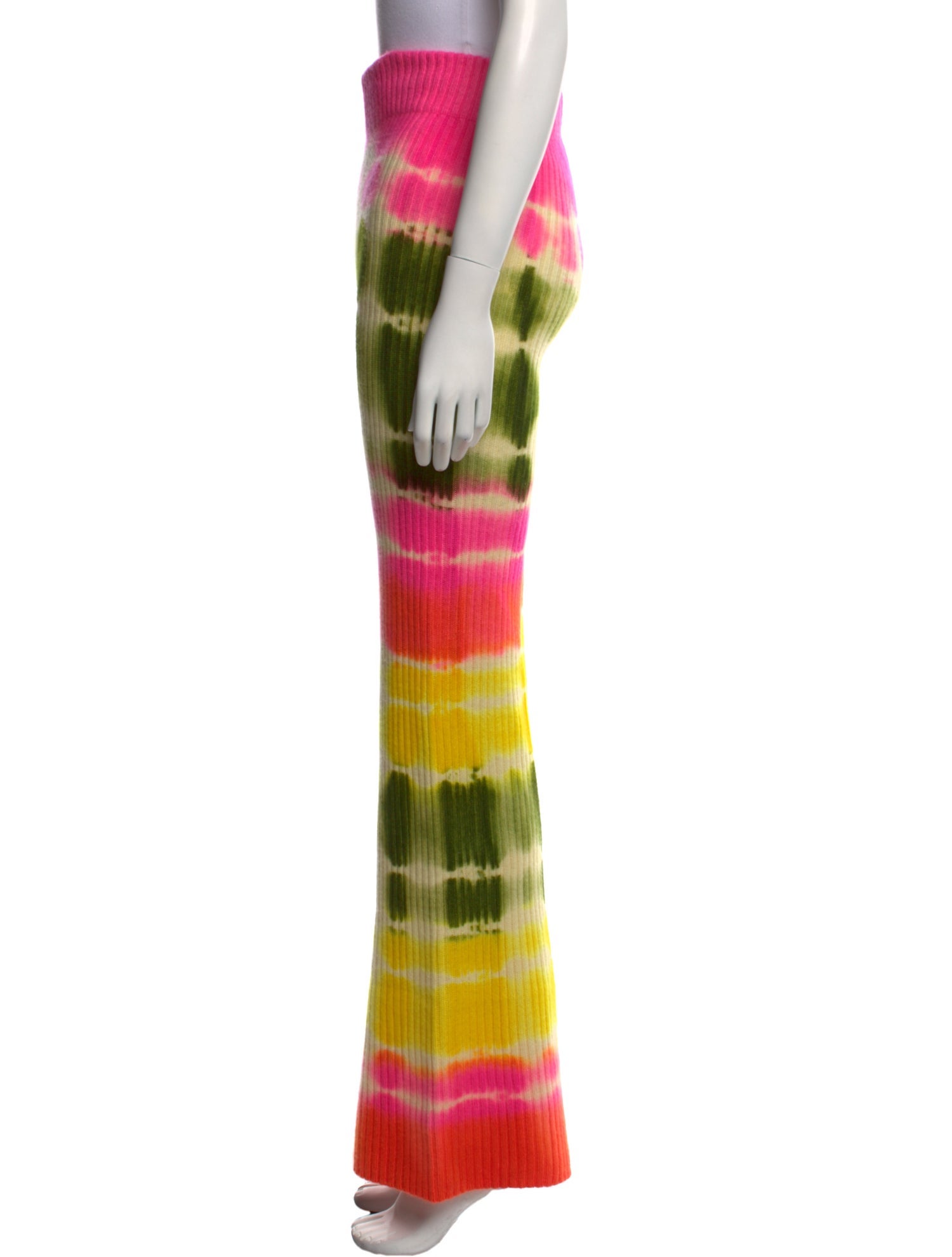 The Elder Statesman Cashmere Wide Leg Pants