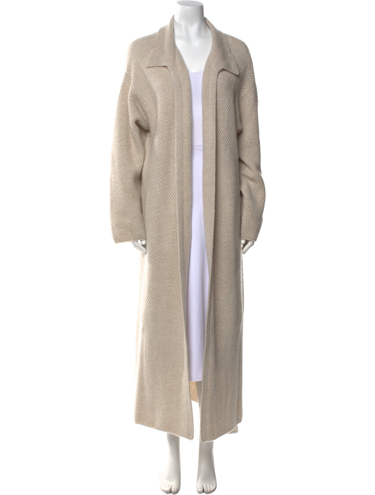 The Elder Statesman Cashmere Open Front Sweater