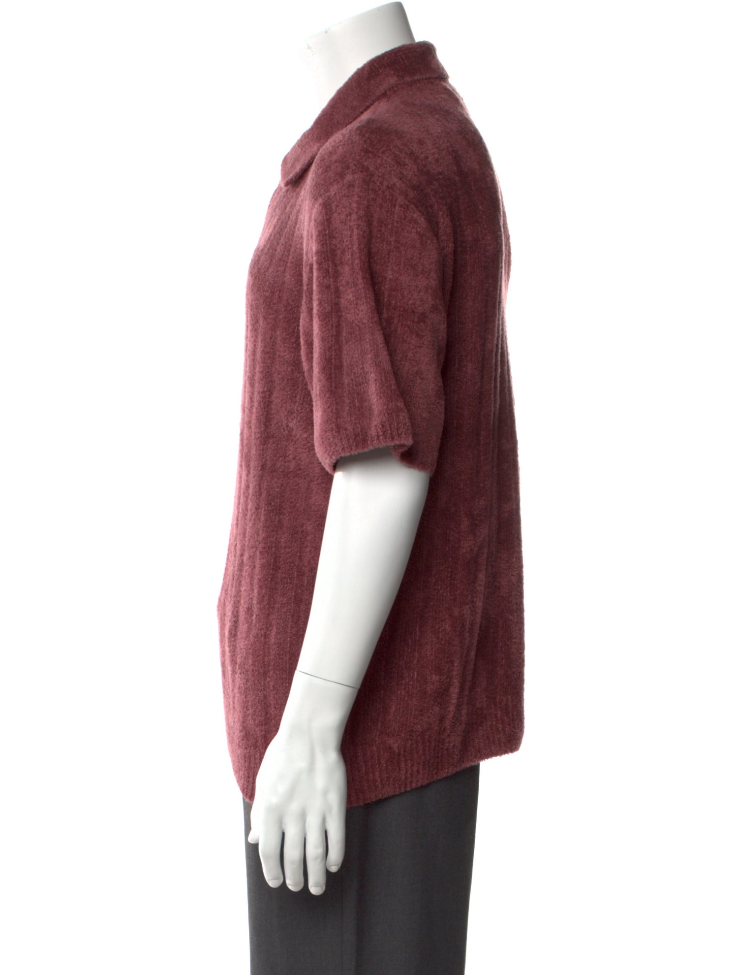 The Elder Statesman Collar Short Sleeve Polo Shirt w/ Tags