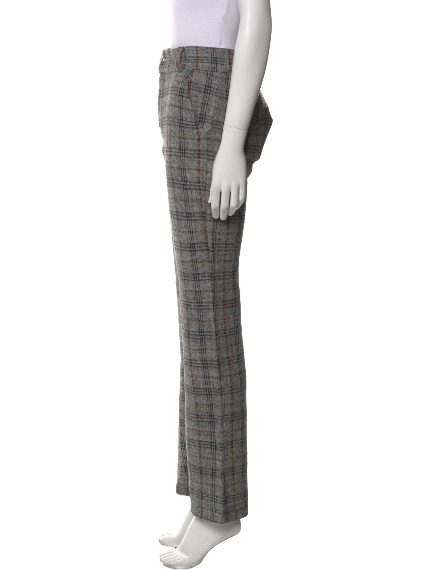 The Elder Statesman Wool Wide Leg Pants