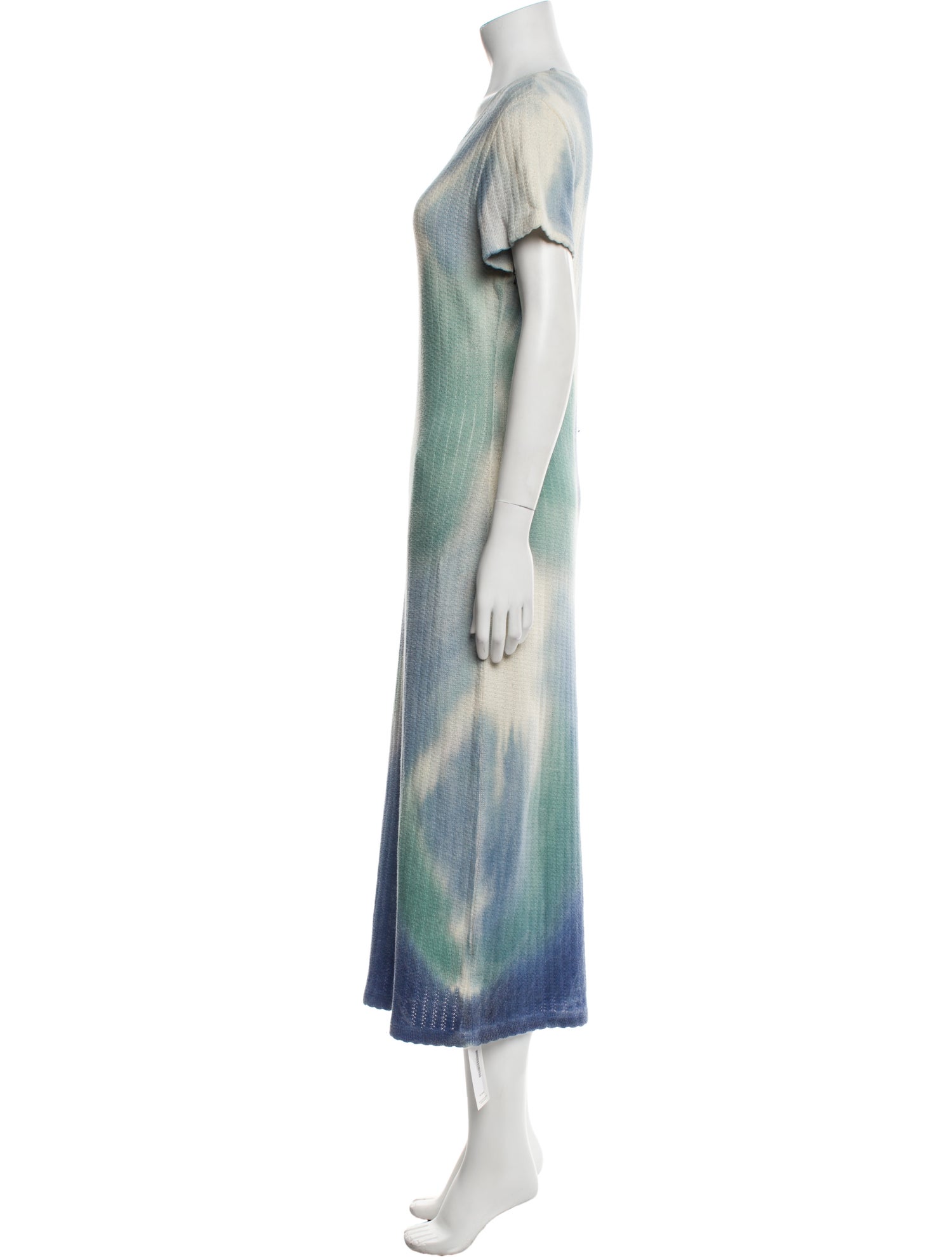 The Elder Statesman Tie-Dye Print Long Dress