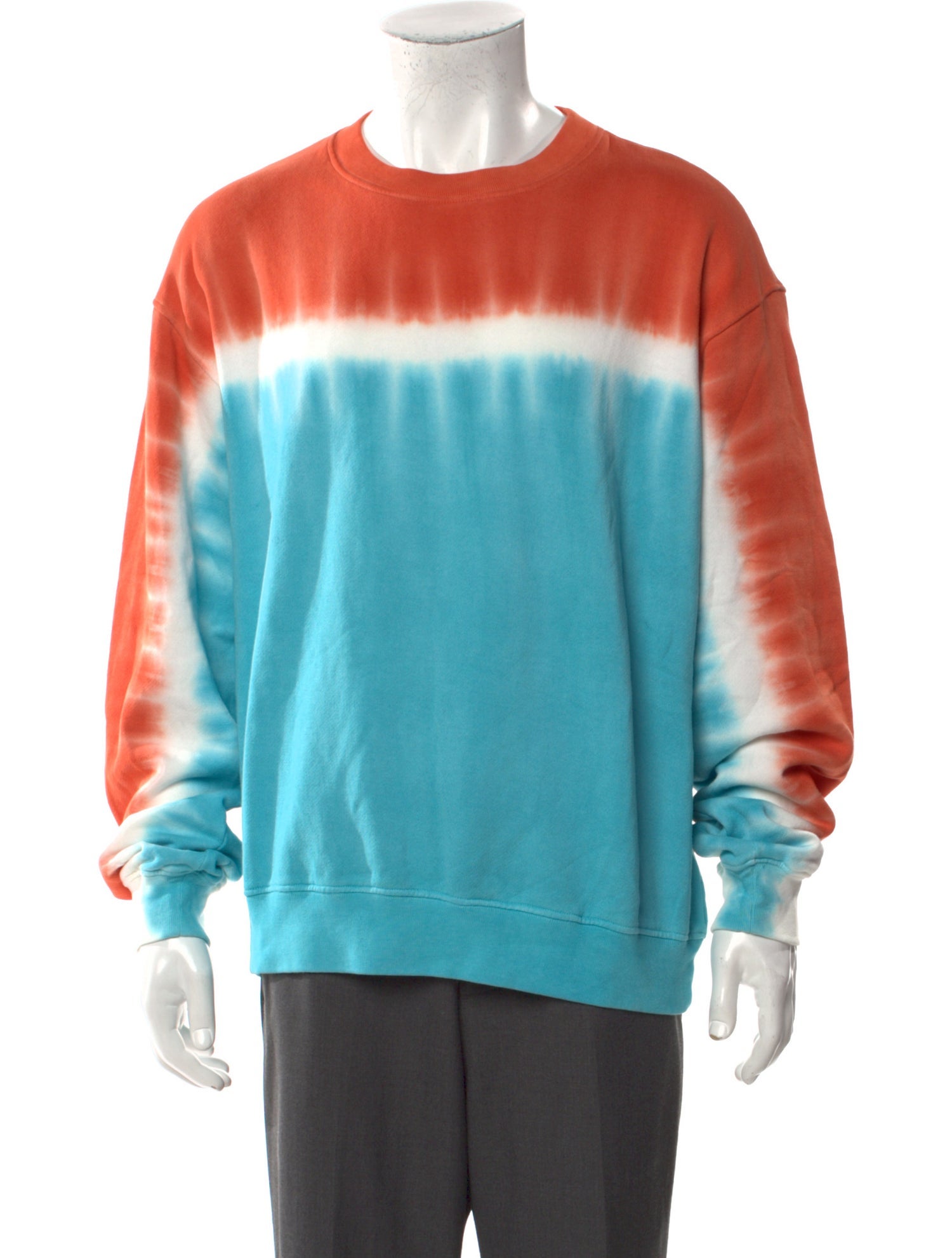 The Elder Statesman Tie-Dye Print Crew Neck Sweatshirt w/ Tags