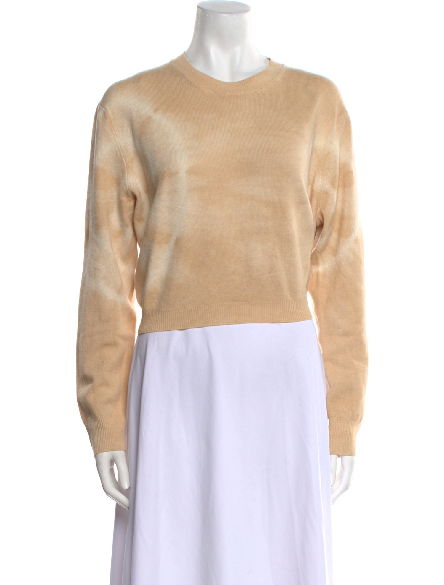 The Elder Statesman Merino Wool Crew Neck Sweater