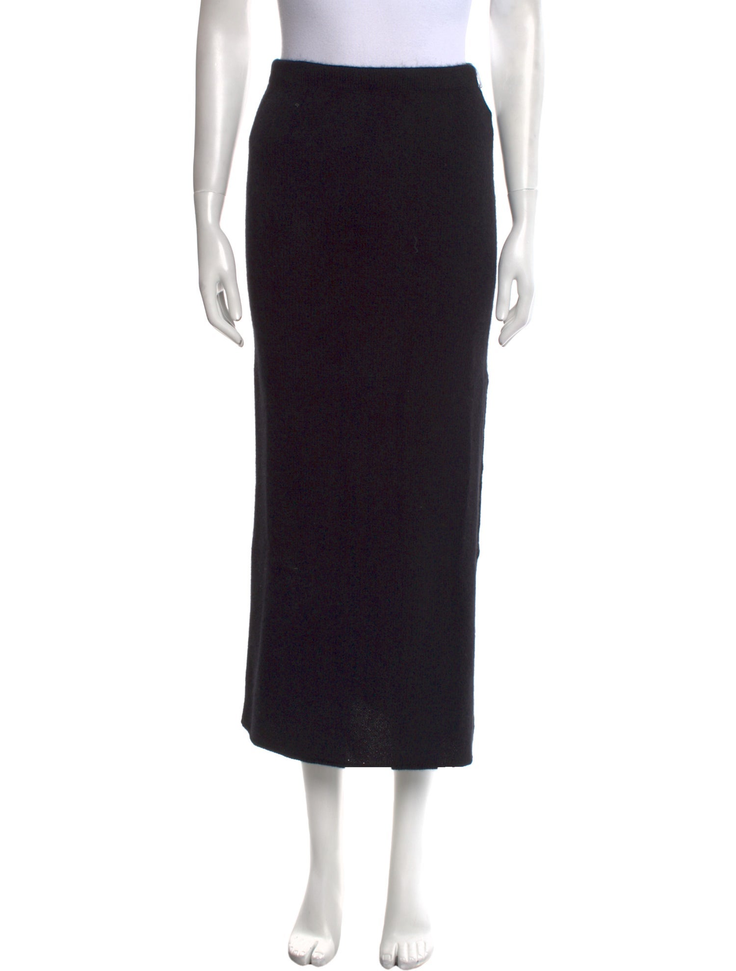 The Elder Statesman Cashmere Midi Length Skirt