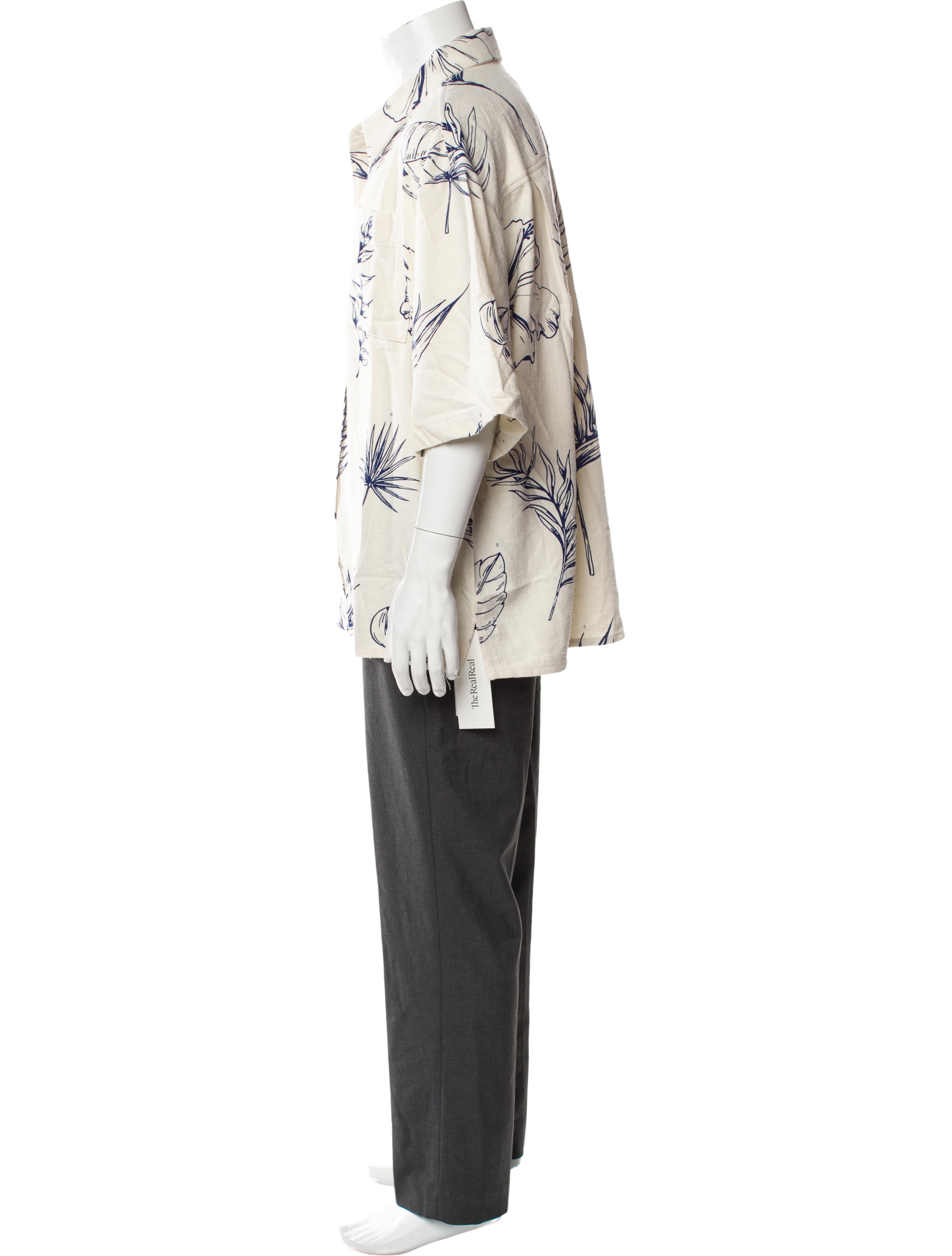 The Elder Statesman Printed Short Sleeve Shirt w/ Tags