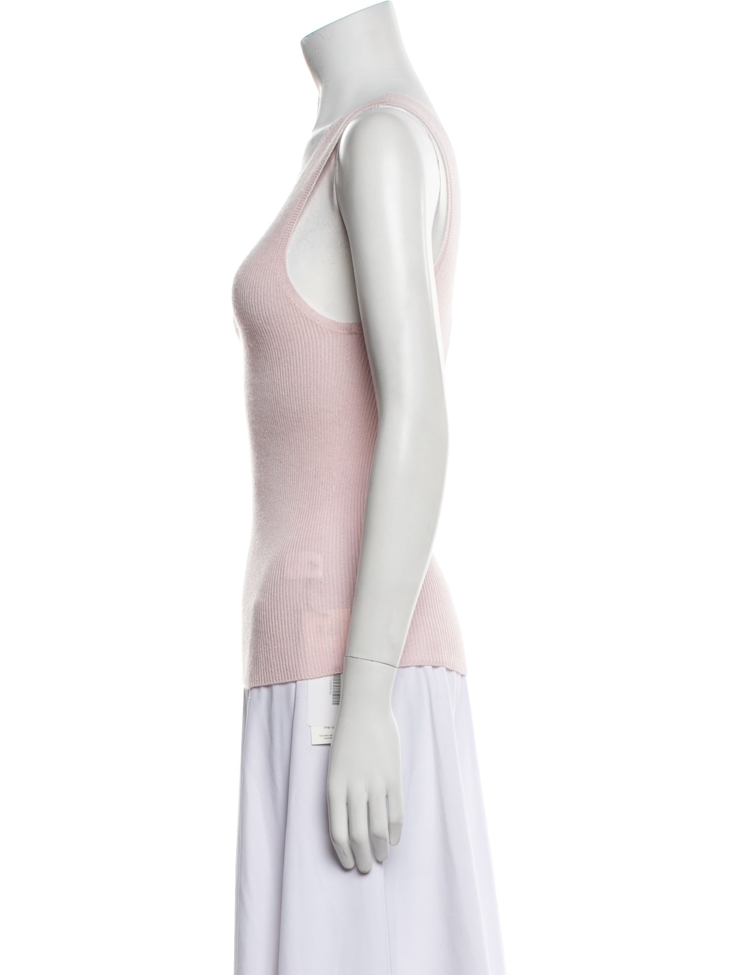 The Elder Statesman Silk Scoop Neck Top