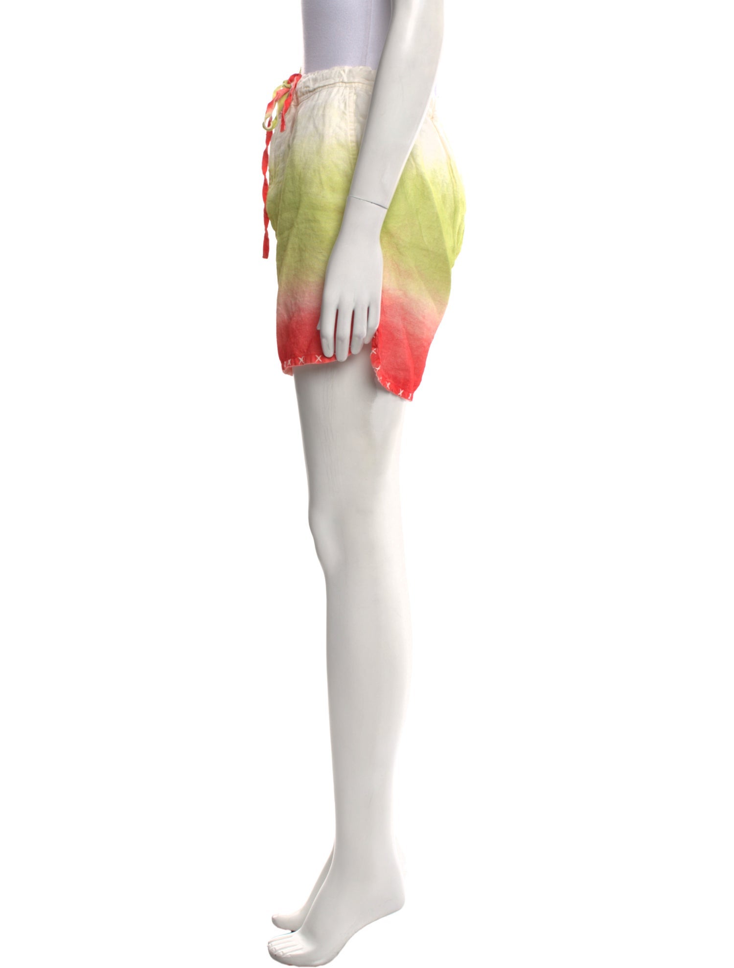 The Elder Statesman Linen Mini Shorts w/ Tags