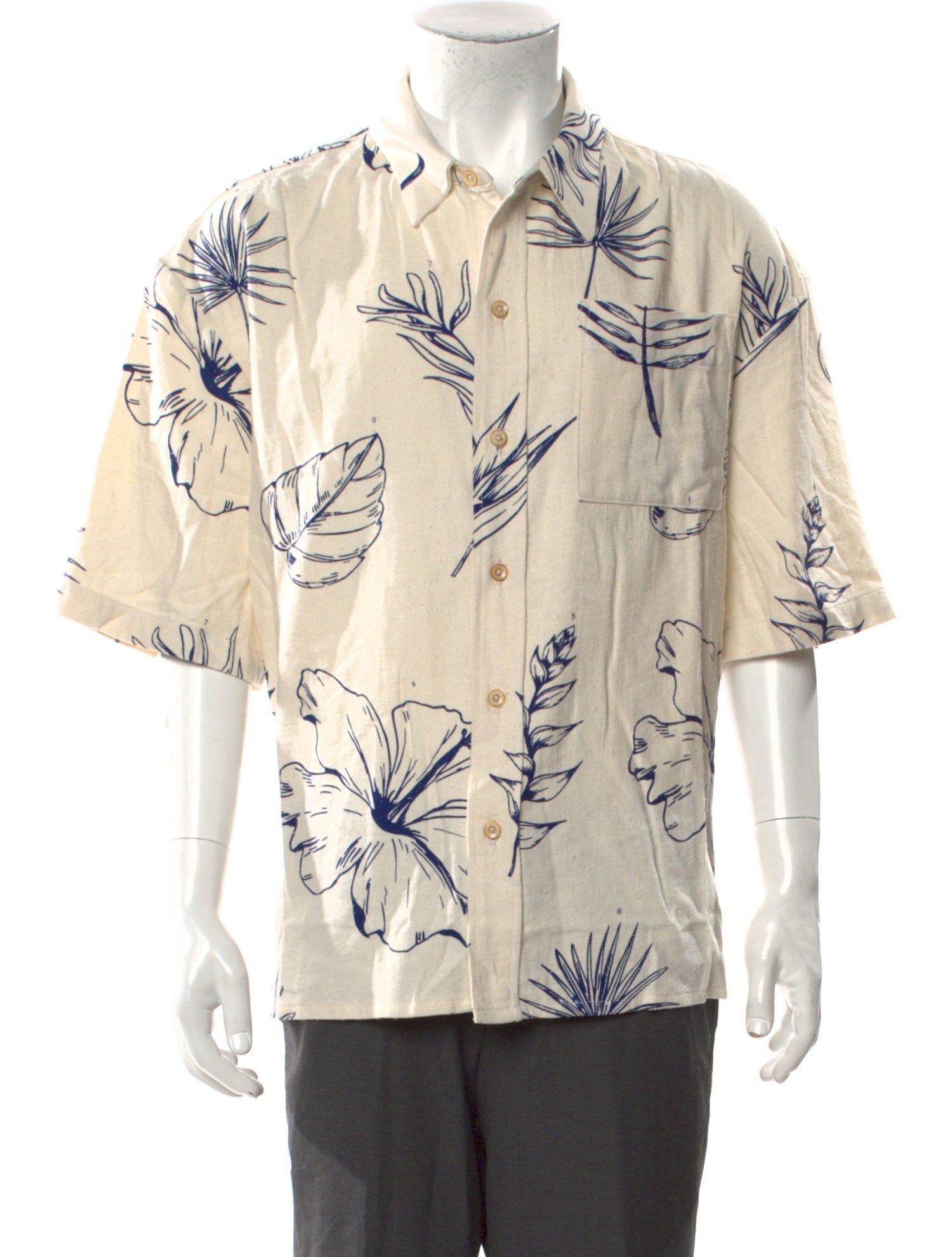 The Elder Statesman Printed Short Sleeve Shirt w/ Tags